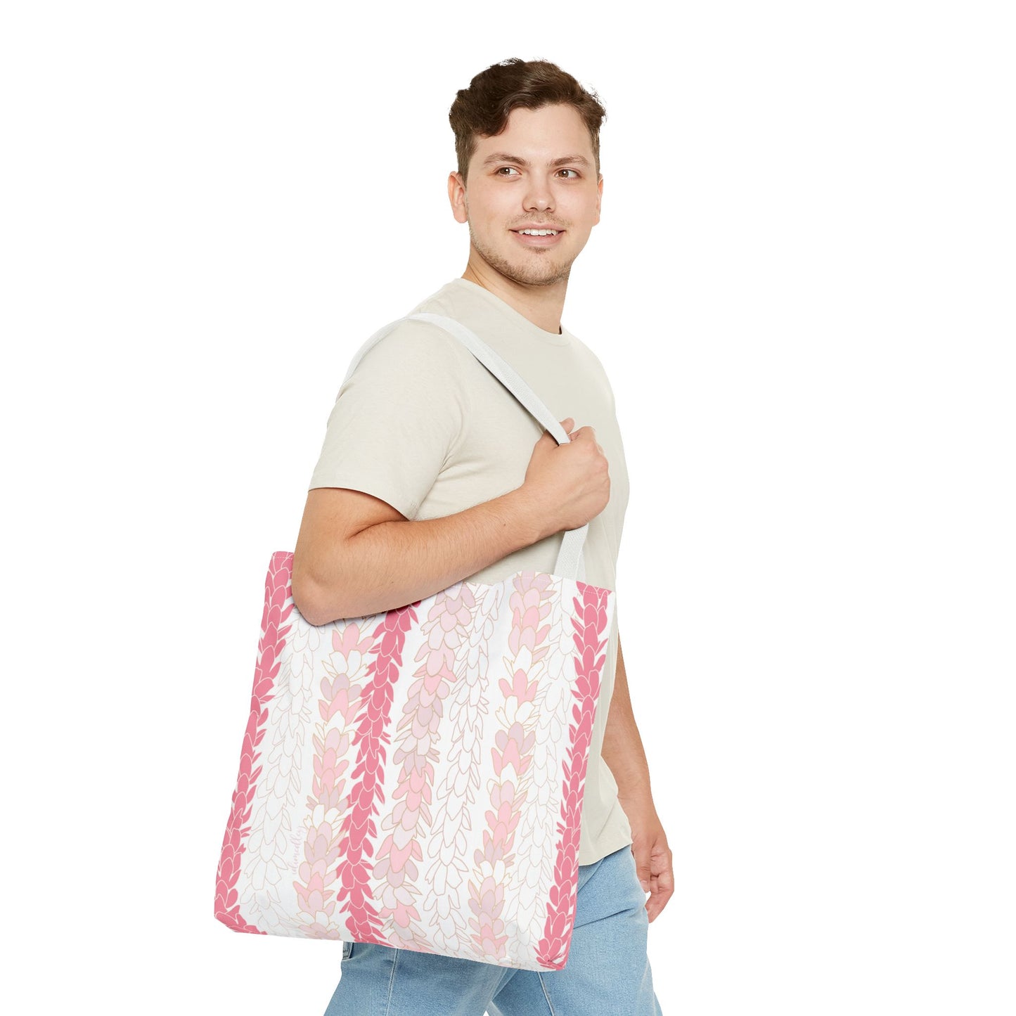 Tote Bag- Pakalana Stringing Pink
