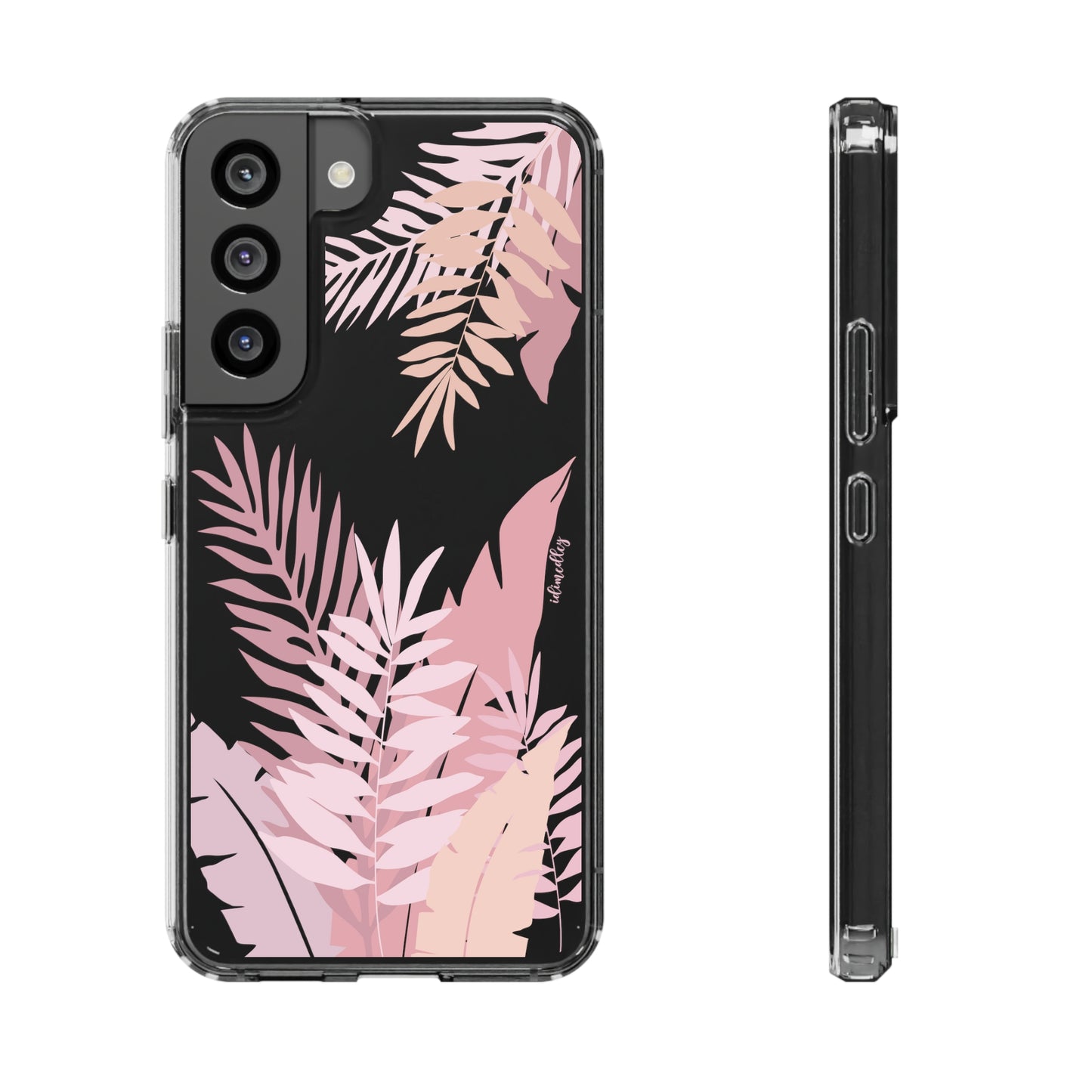 Whispering Leaves (Pink) CLEAR Case