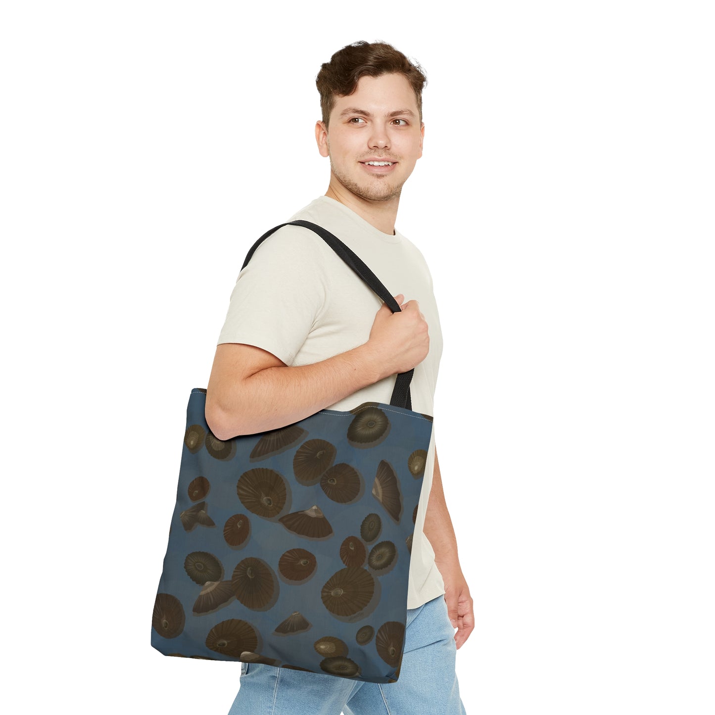 Tote bag- Lil Opihi Blue