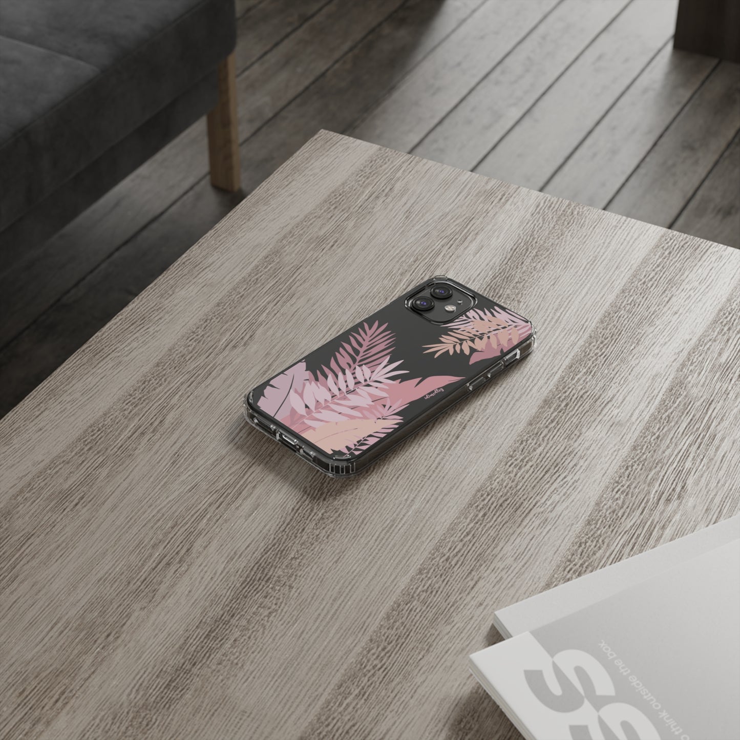 Whispering Leaves (Pink) CLEAR Case
