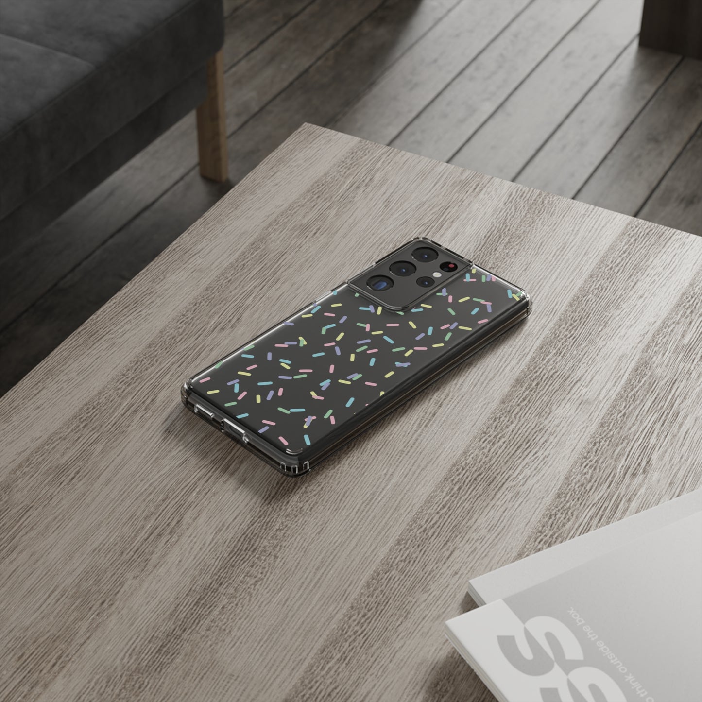 Rainbow Sprinkles CLEAR Case