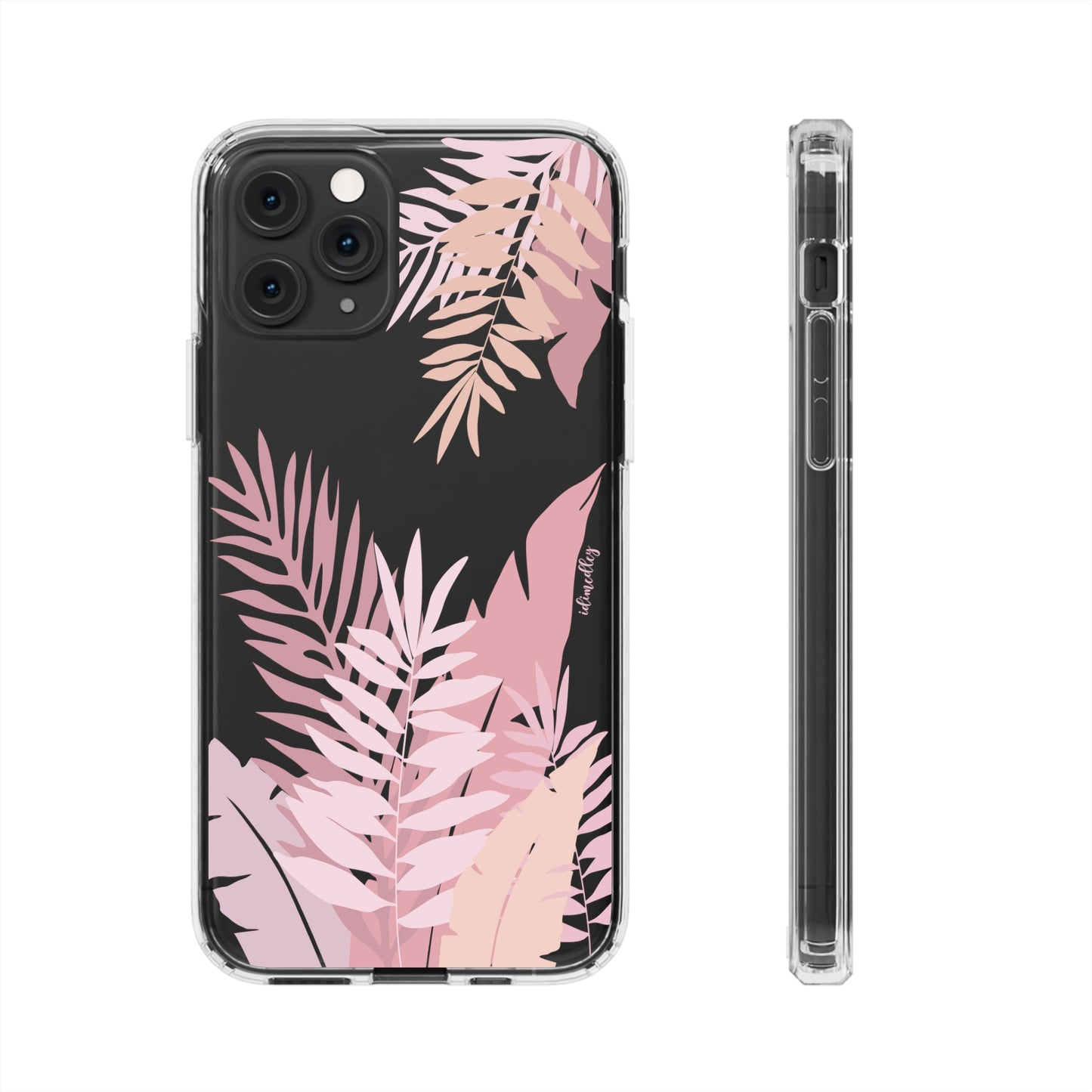 Whispering Leaves (Pink) CLEAR Case