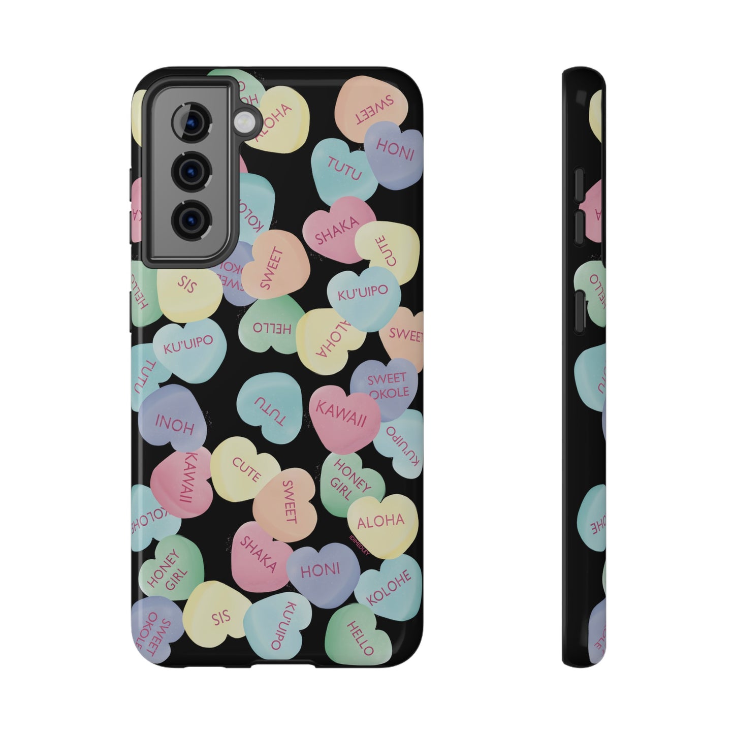Candy Conversation Hearts Hawaii Style (Black)