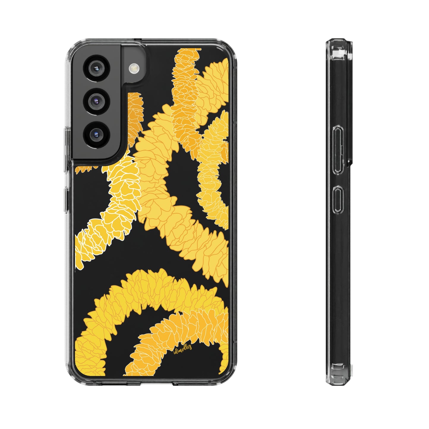 Ilima Flower Lei CLEAR Case