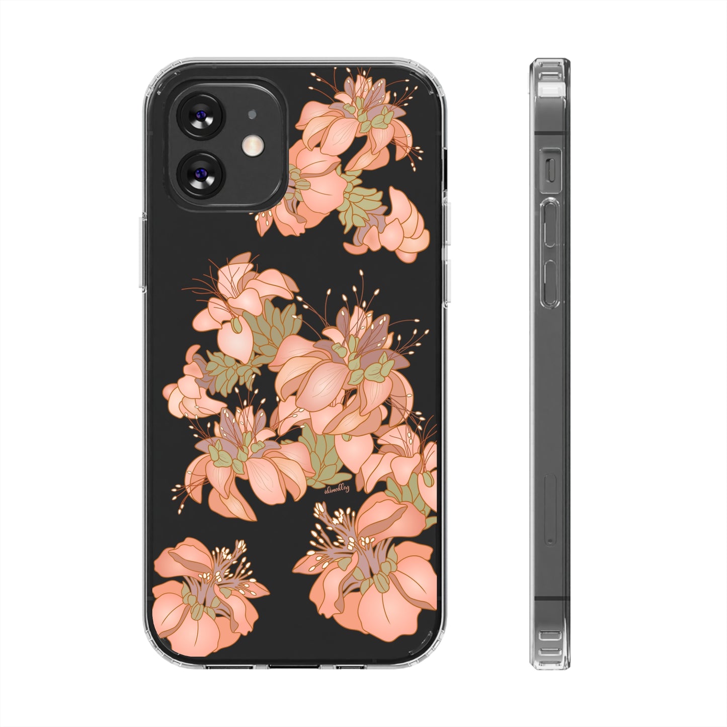 Wili Wili Flowers CLEAR Case