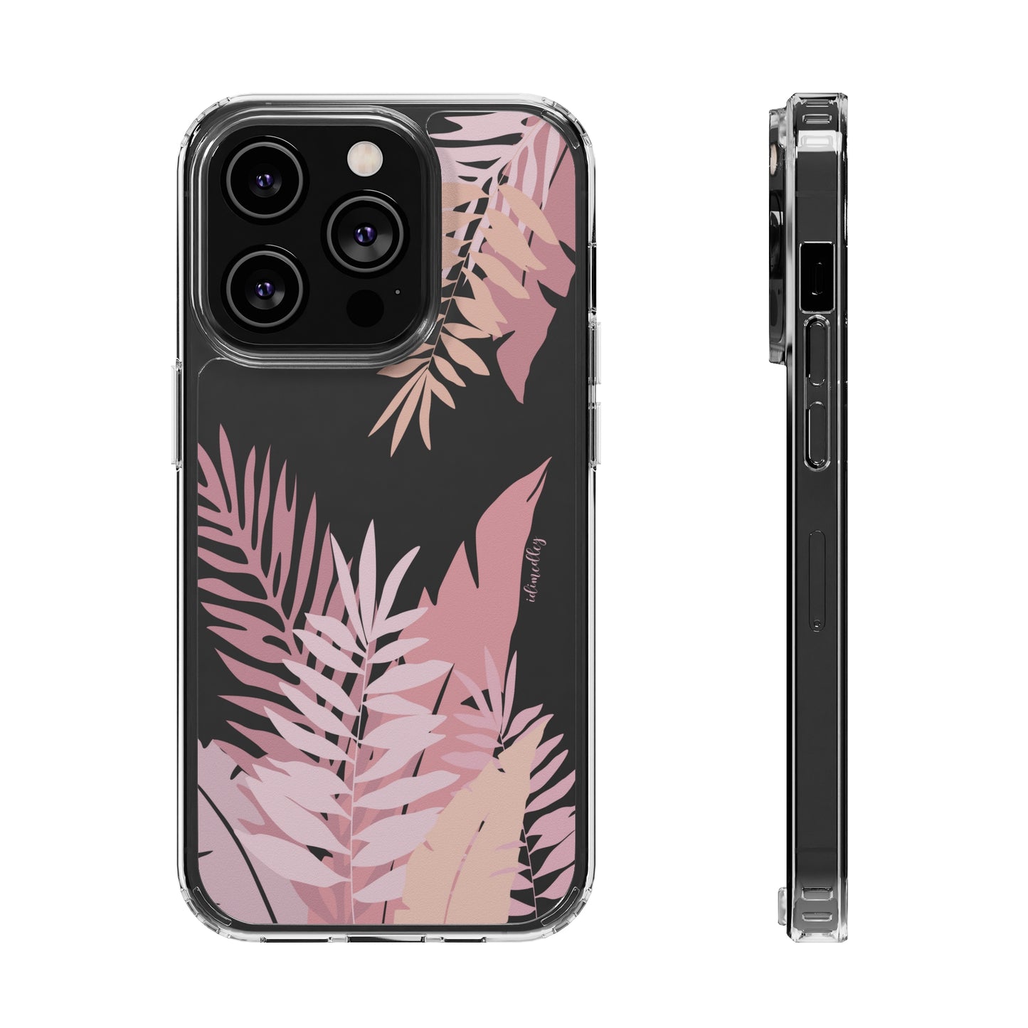 Whispering Leaves (Pink) CLEAR Case