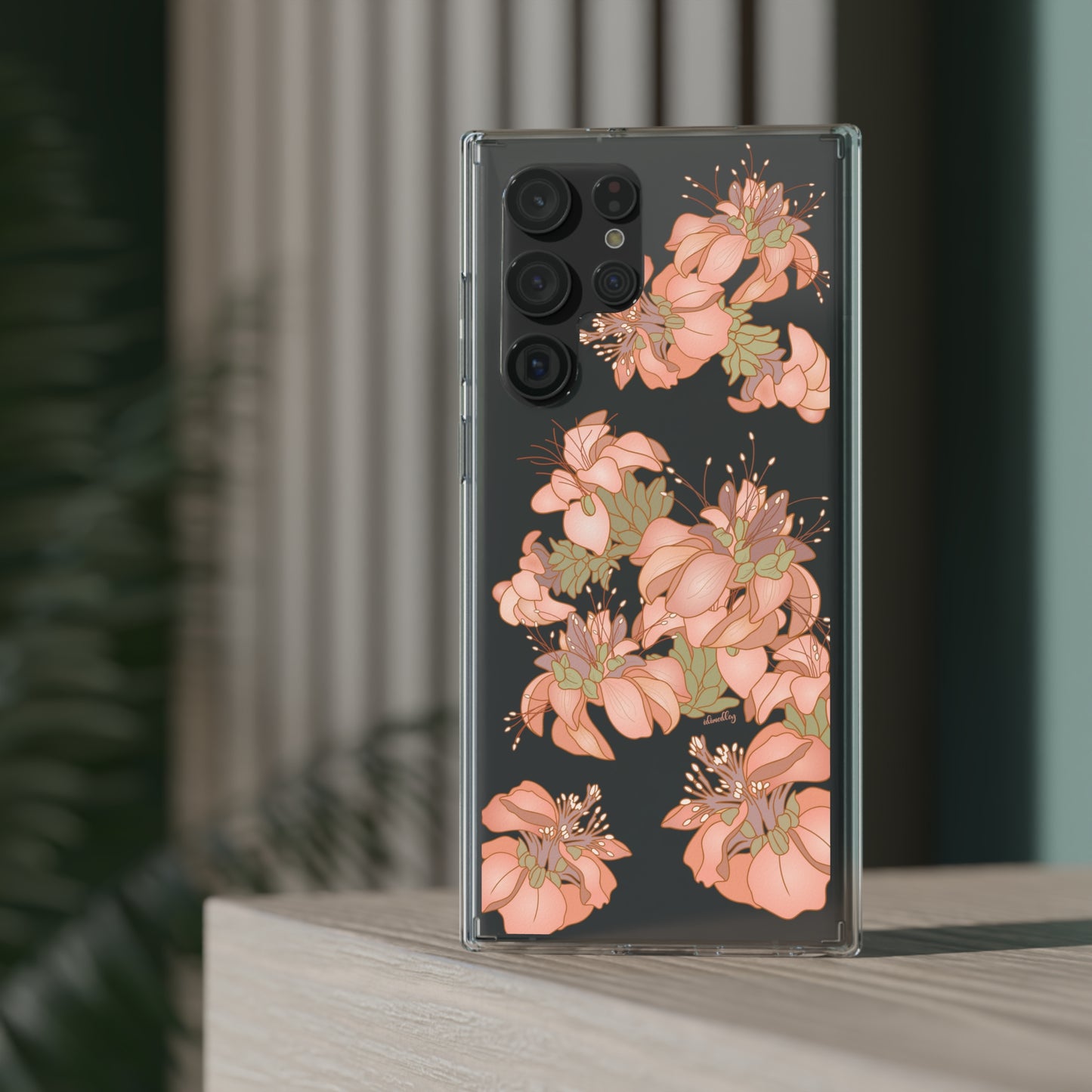 Wili Wili Flowers CLEAR Case