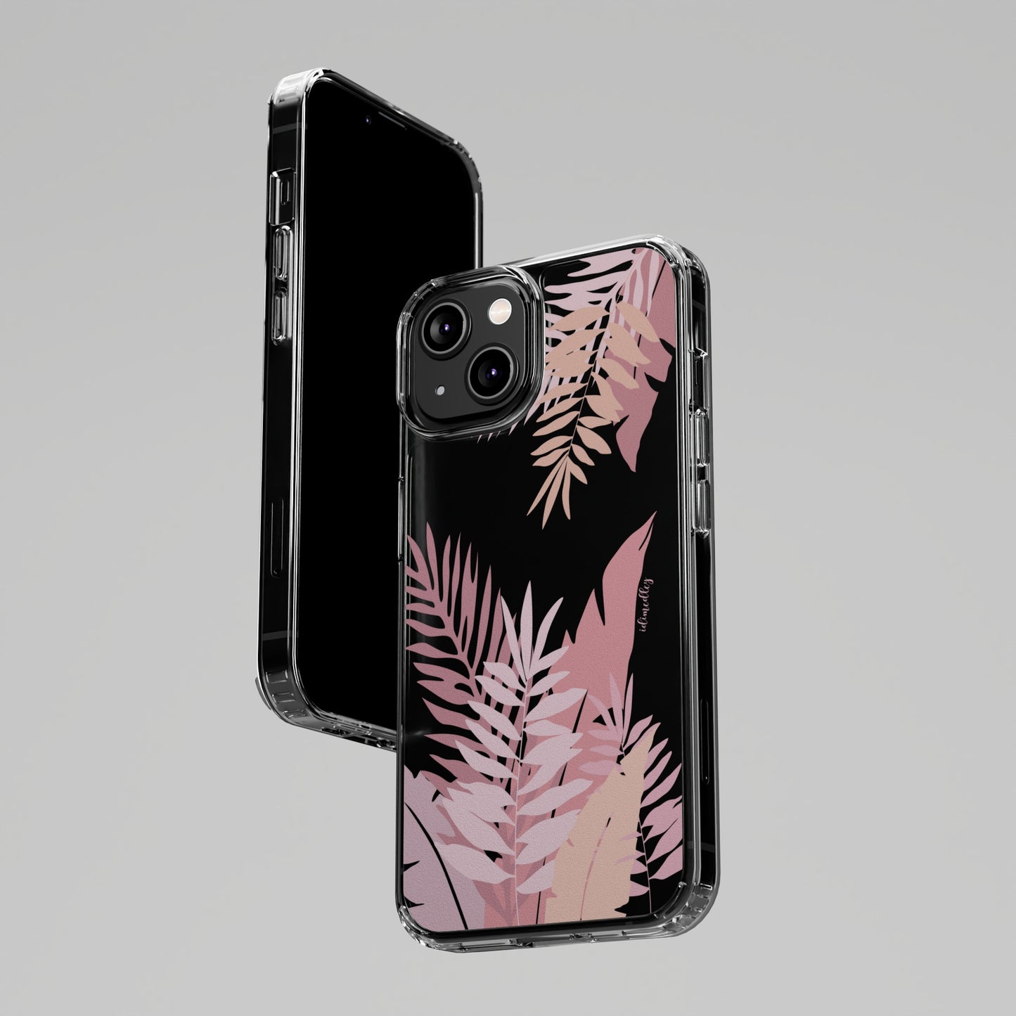 Whispering Leaves (Pink) CLEAR Case