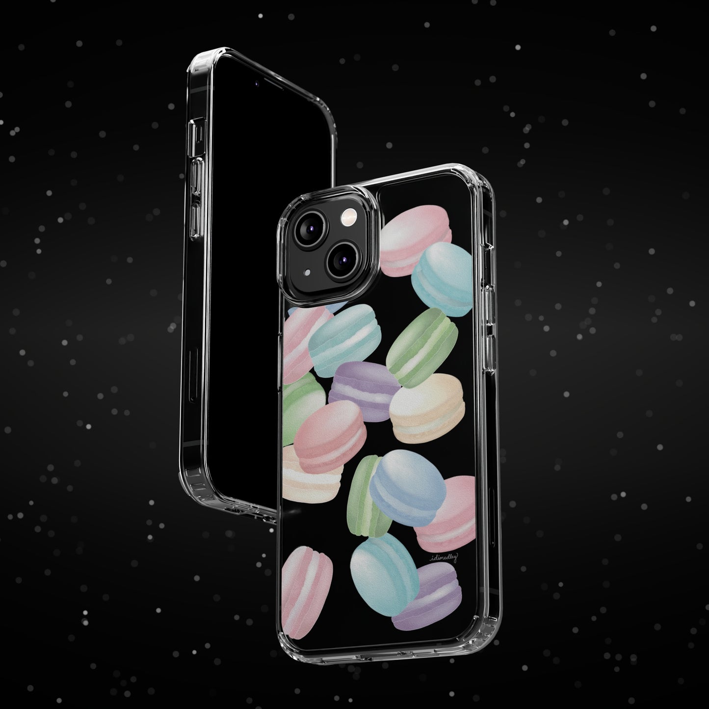 Macaron Rainbows CLEAR Case
