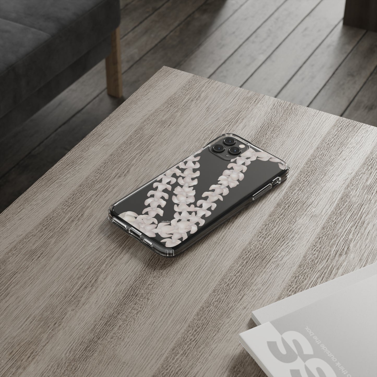 Puakenikeni Lei (Blush Pink) CLEAR Case