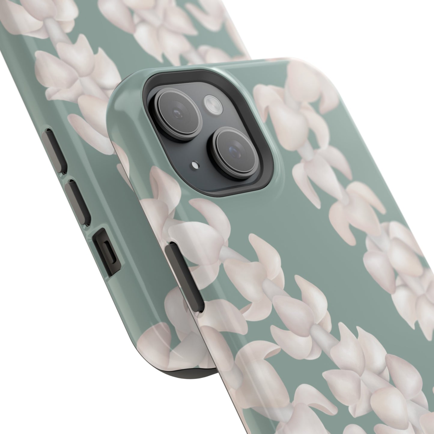 Puakenikeni Lei Blushing (Light Green)