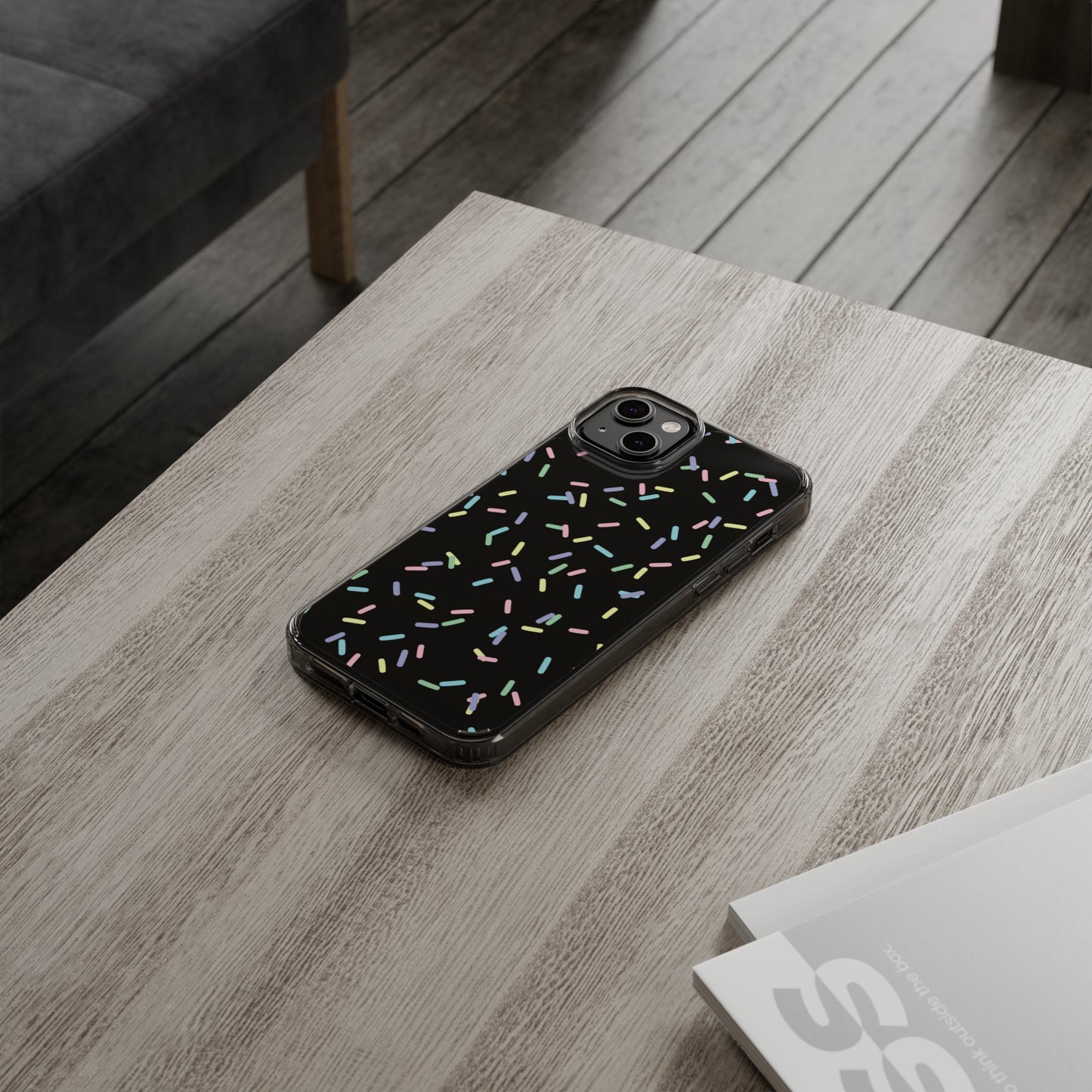 Rainbow Sprinkles CLEAR Case