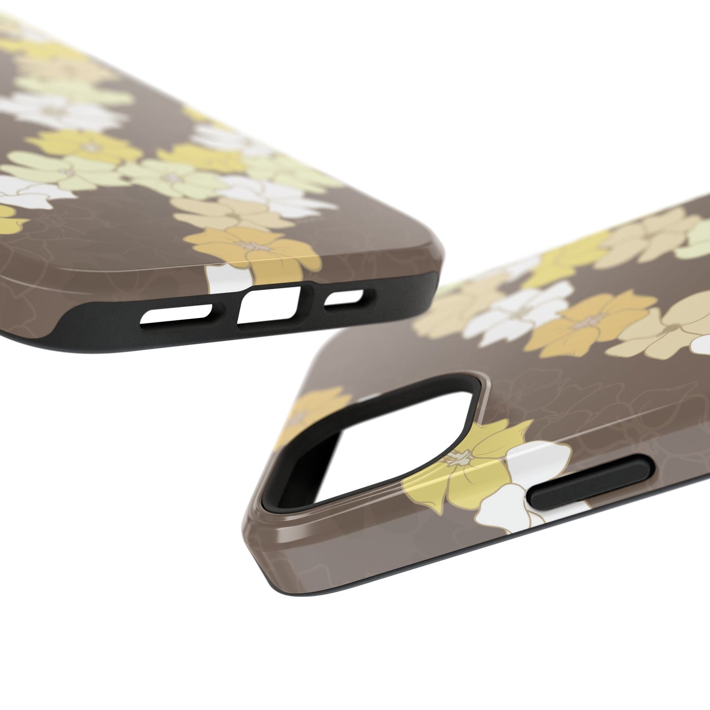Puakenikeni En Face Flower Leis (Brown)