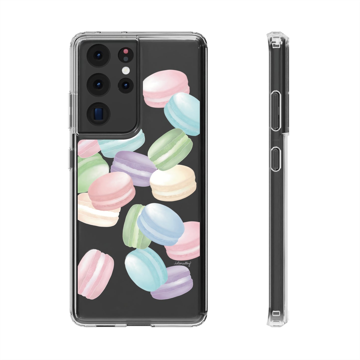 Macaron Rainbows CLEAR Case