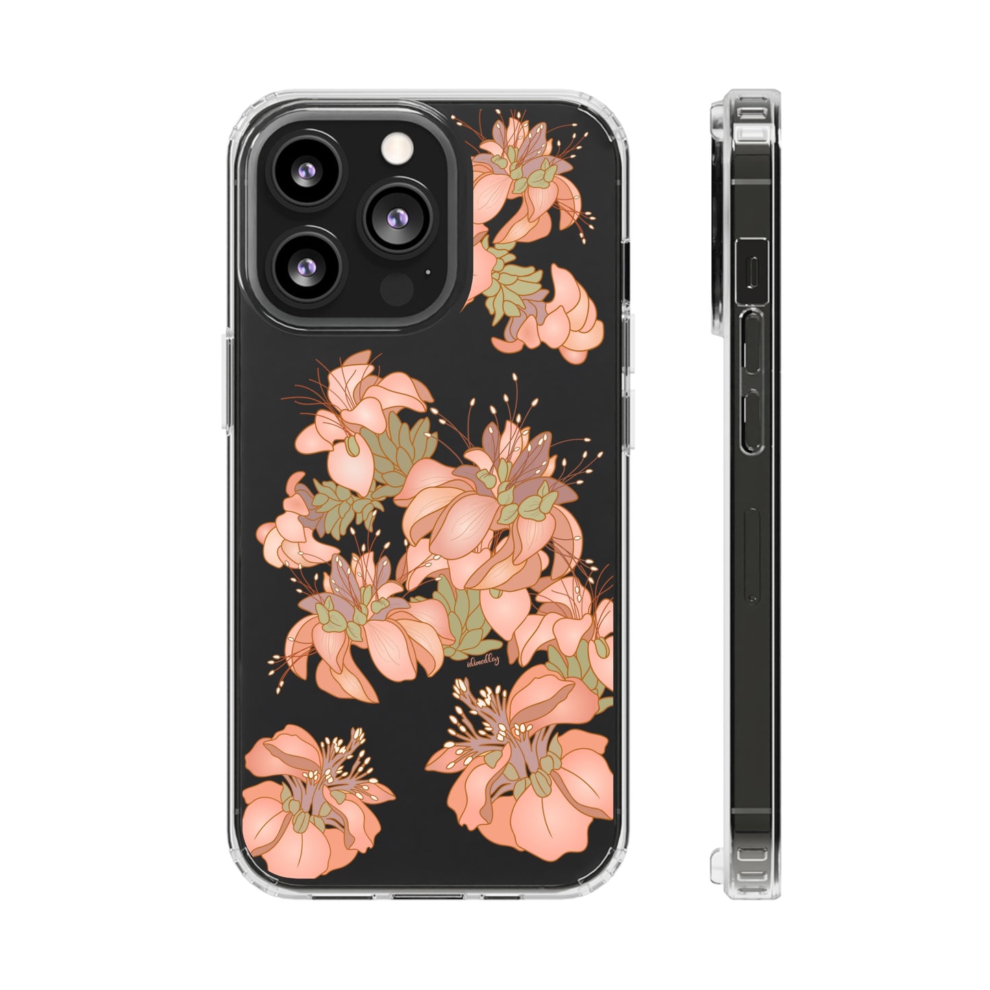 Wili Wili Flowers CLEAR Case