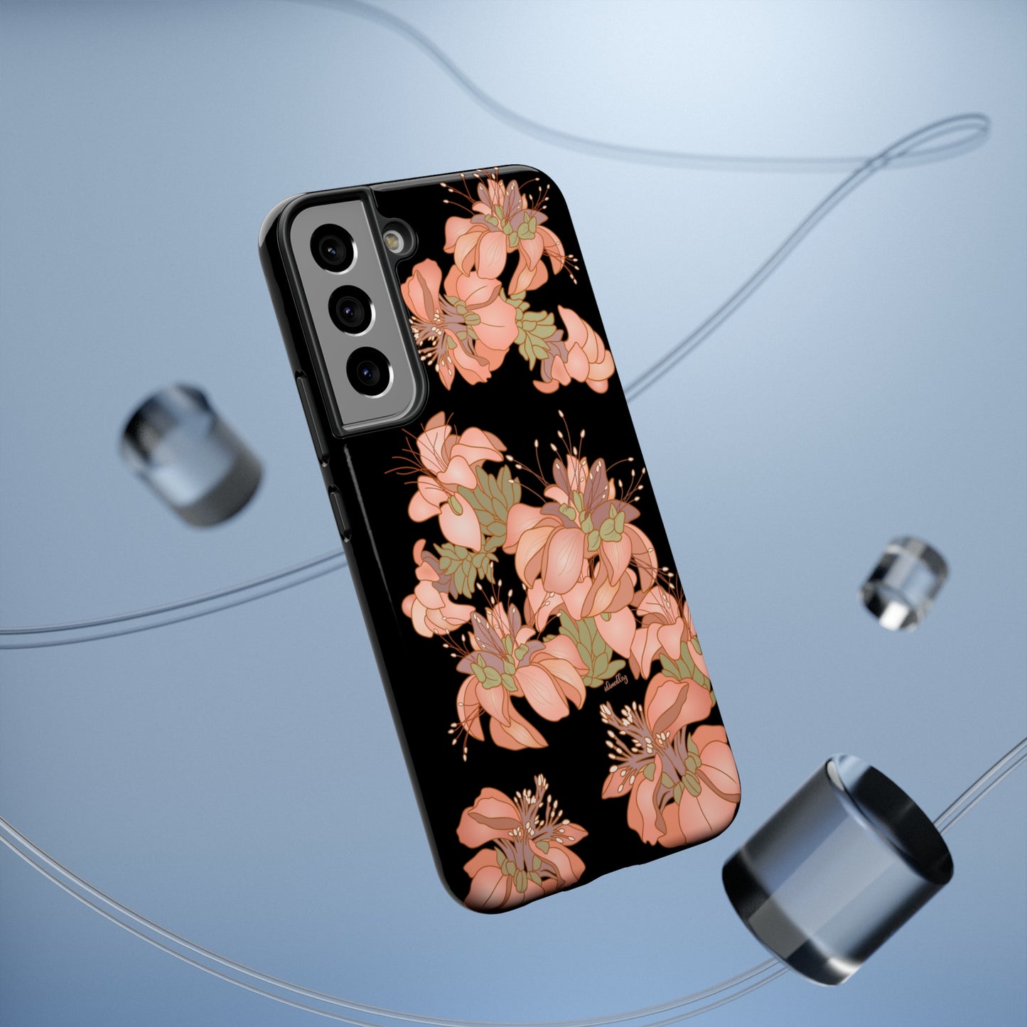 Wili Wili Flowers (Black)