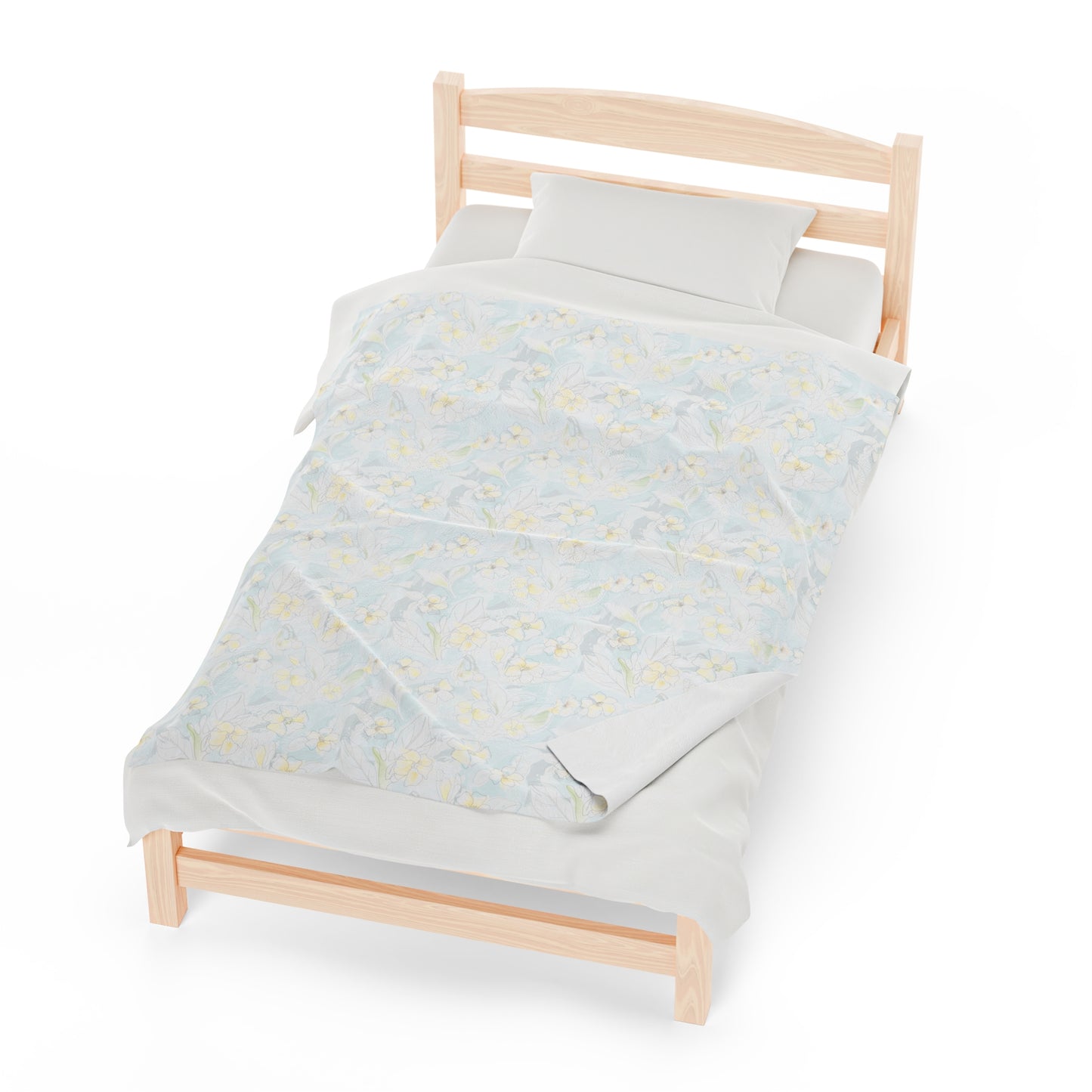 Velveteen Blanket- Puakenikeni Water Wash