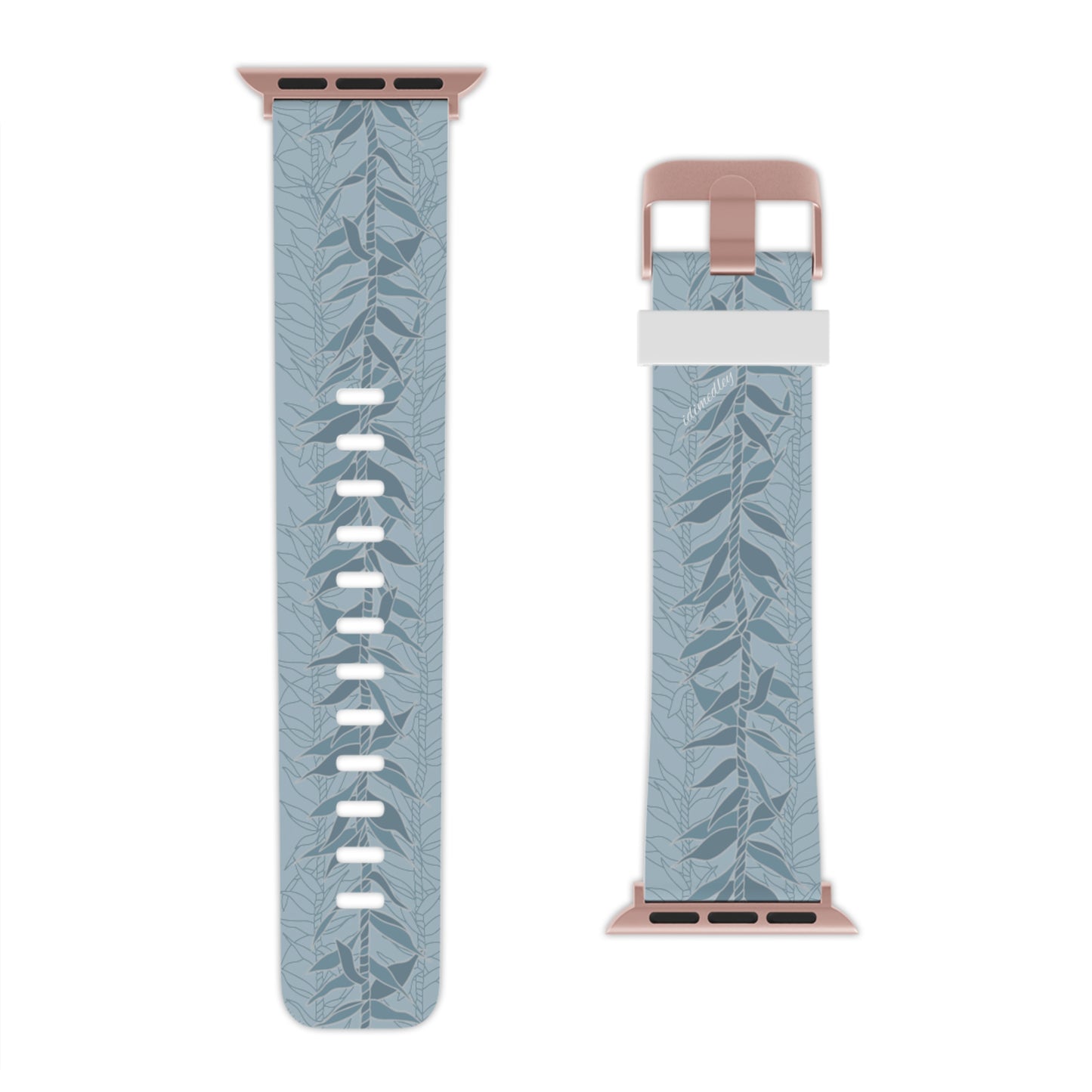Watch Band for Apple Watch- Ti Leaf Lucky Leis (Steel Blue)