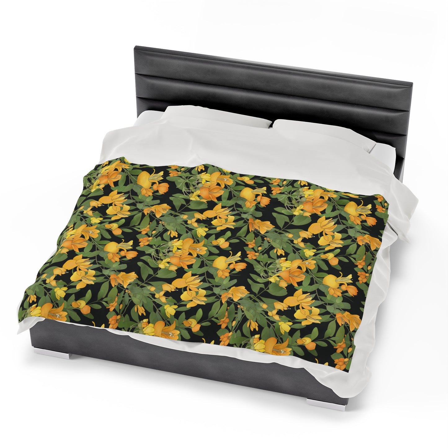 Velveteen Blanket-Mamane Flower Cluster