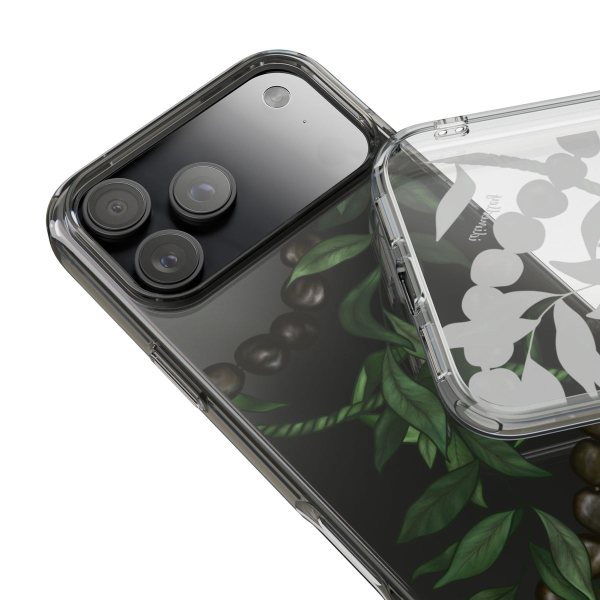 Kukui Nut, Maile and Ti Leaf Lei CLEAR Case