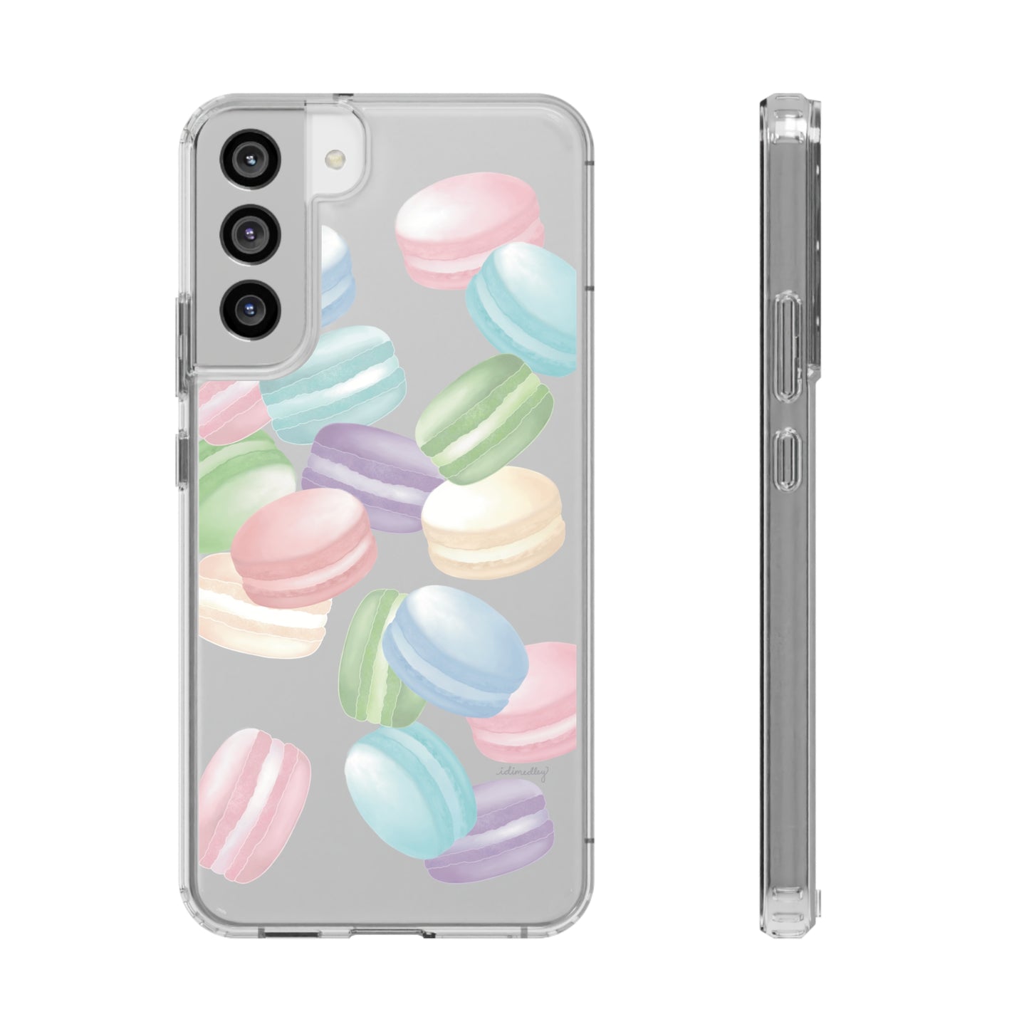 Macaron Rainbows CLEAR Case