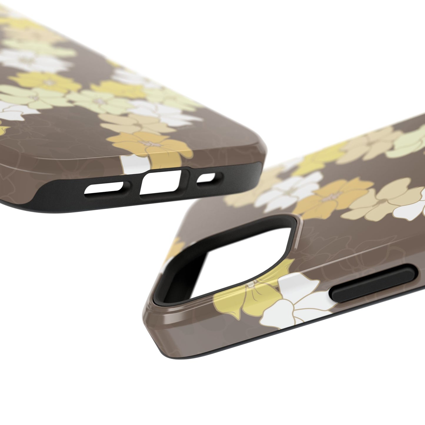 Puakenikeni En Face Flower Leis (Brown)
