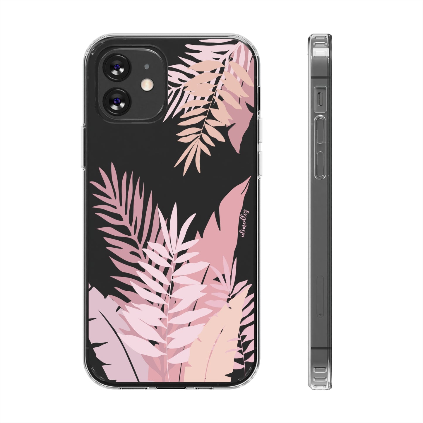 Whispering Leaves (Pink) CLEAR Case