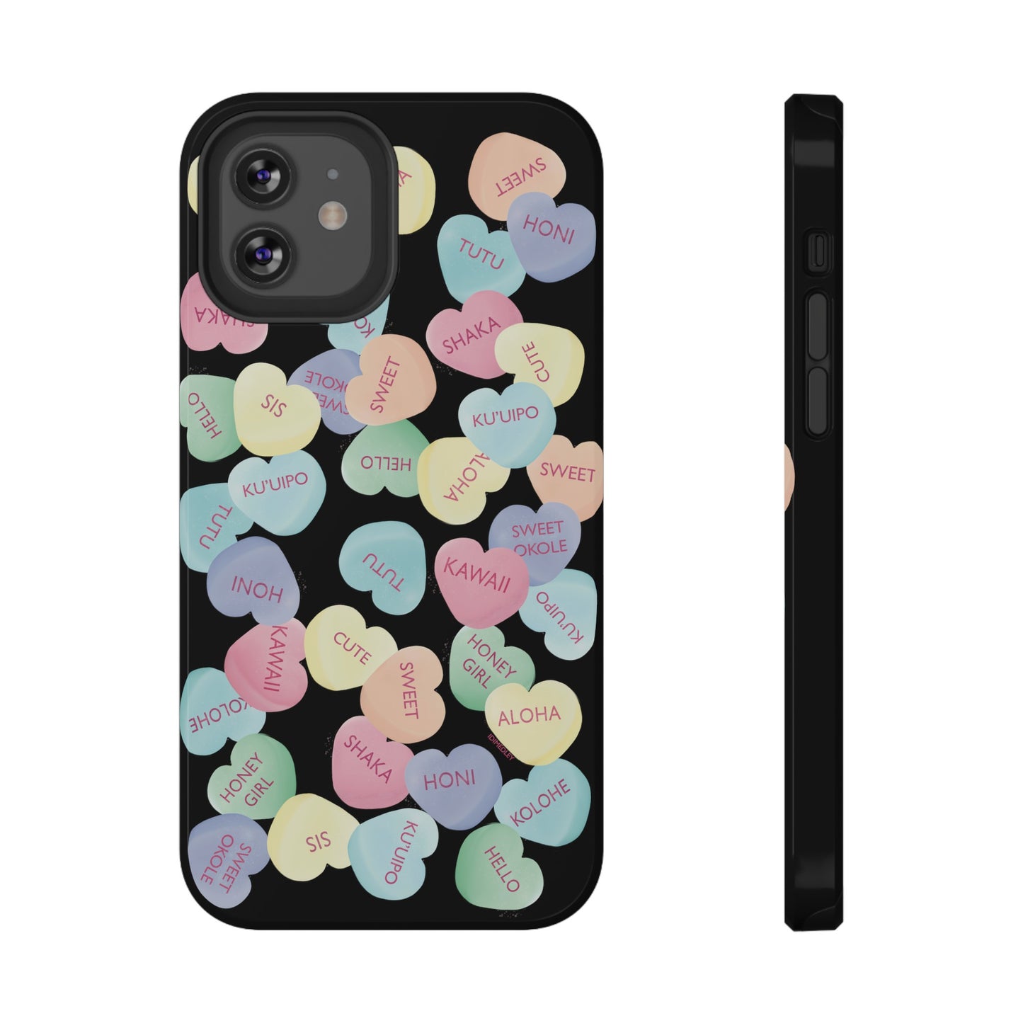 Candy Conversation Hearts Hawaii Style (Black)