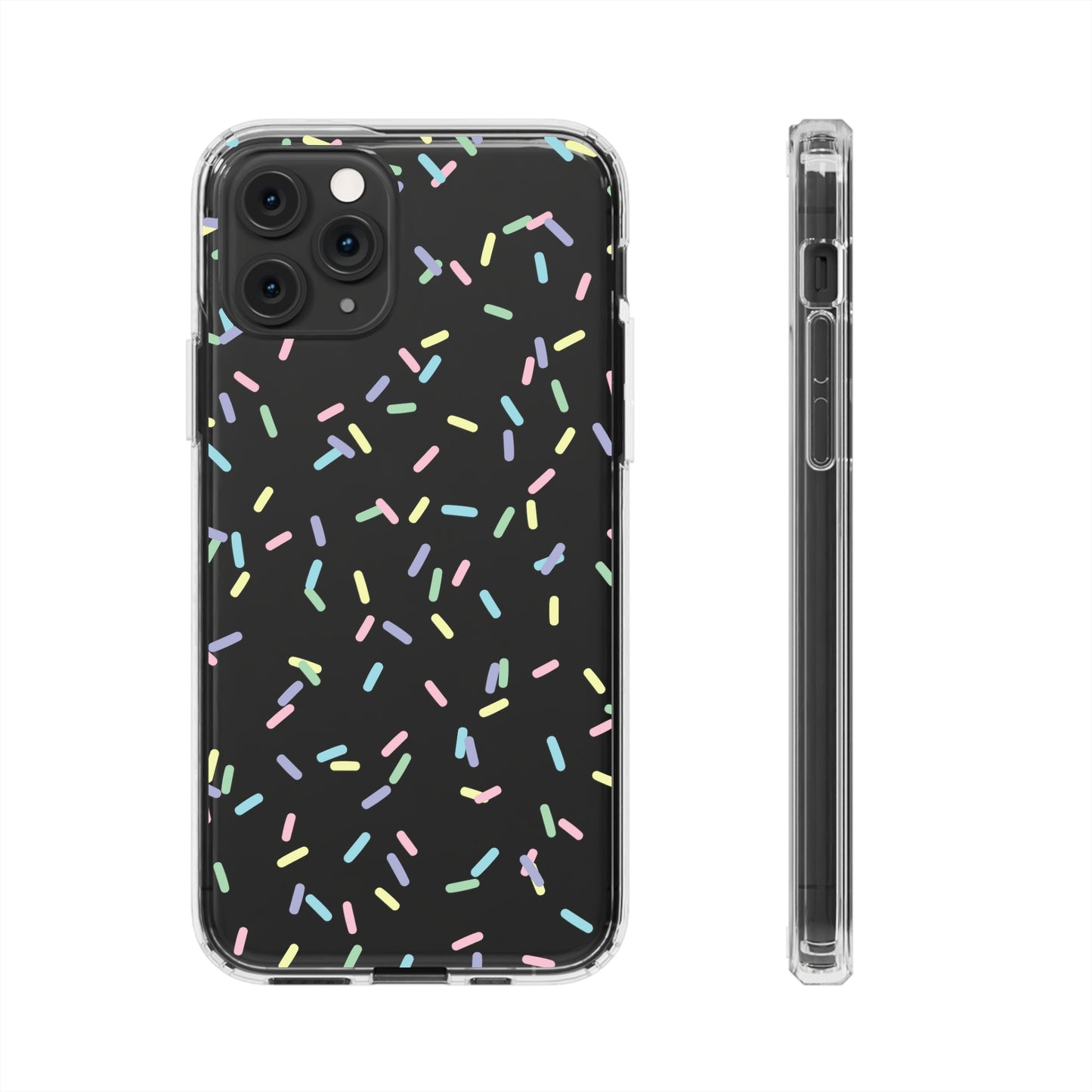 Rainbow Sprinkles CLEAR Case