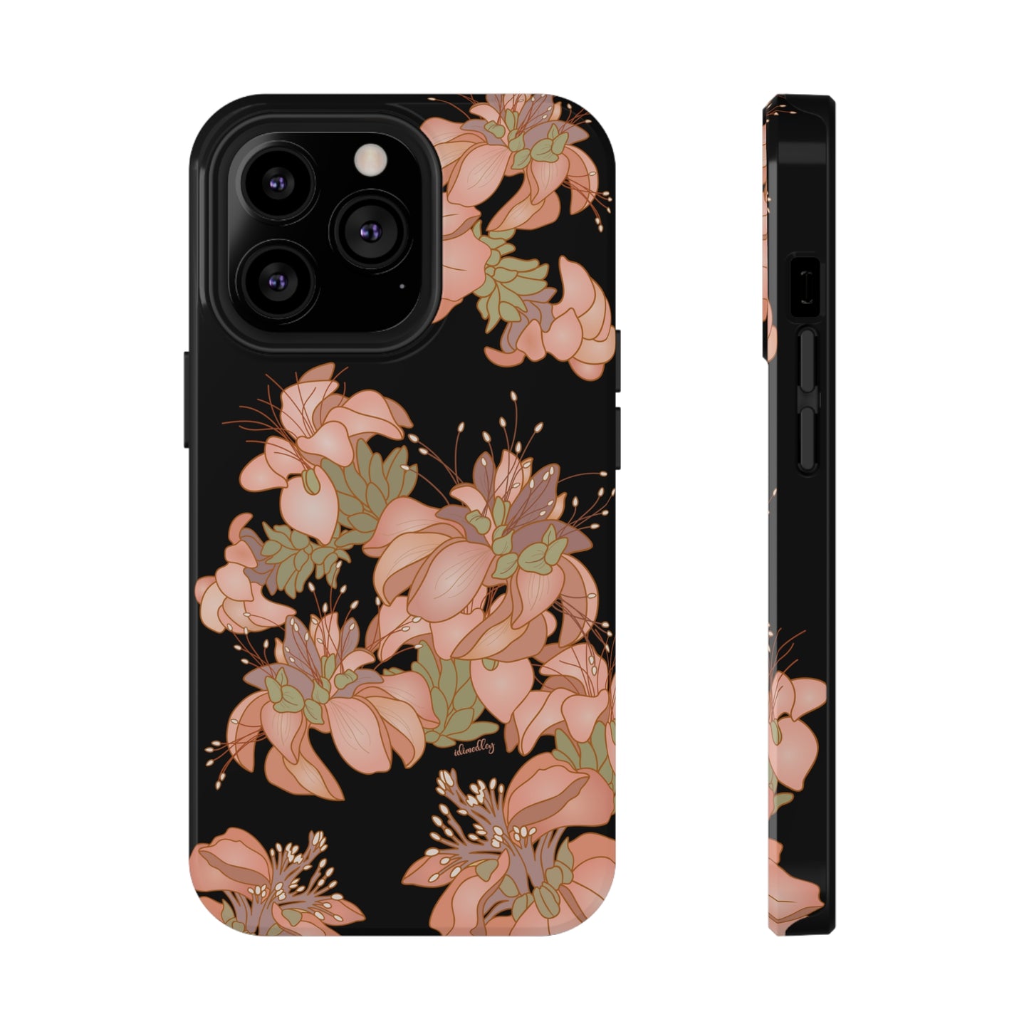 Wili Wili Flowers (Black)