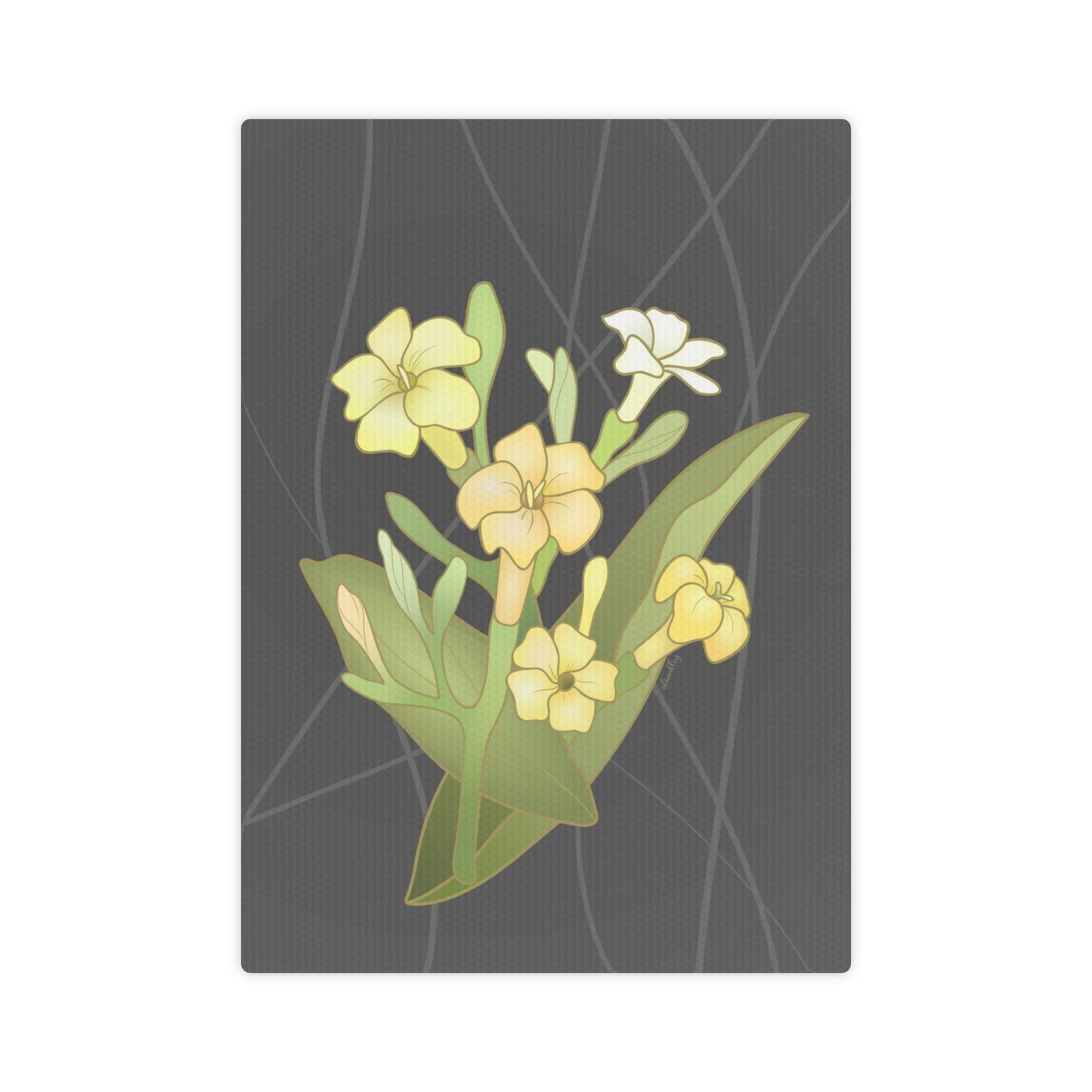 Canvas Photo Tile- Puakenikeni