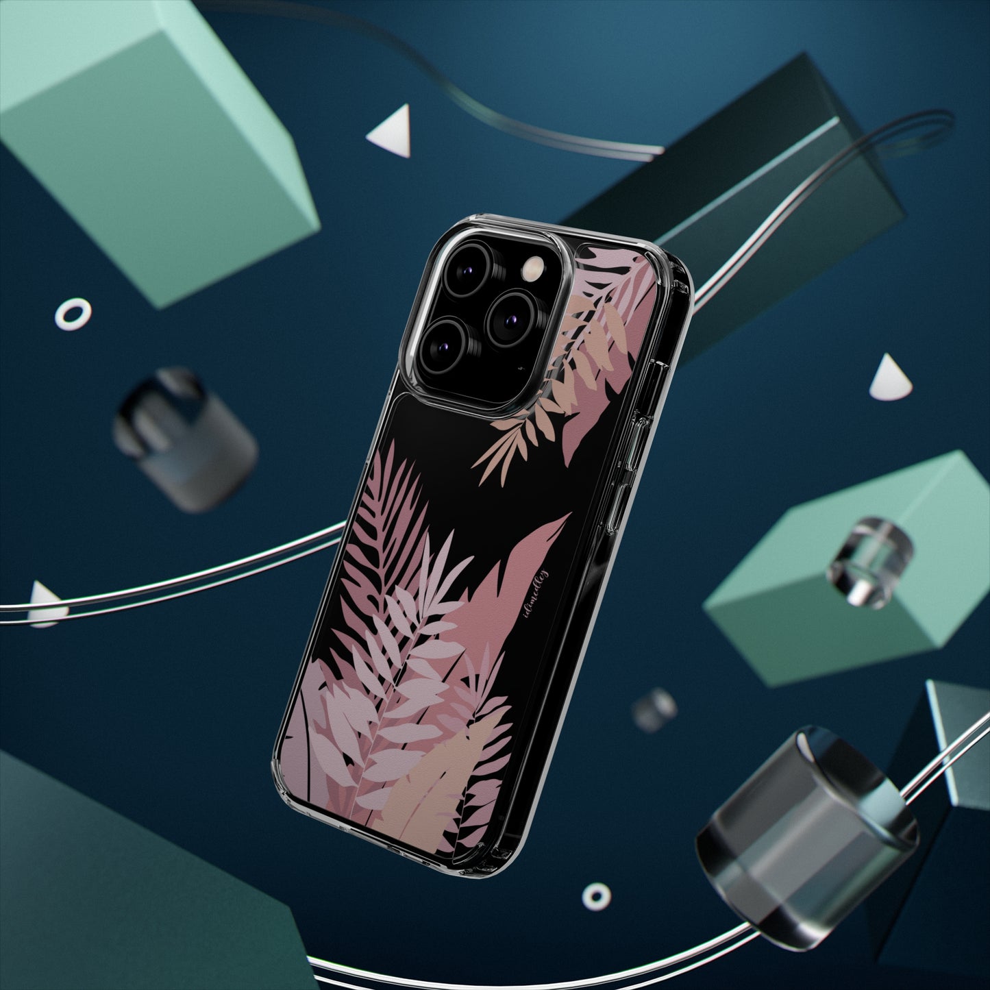 Whispering Leaves (Pink) CLEAR Case