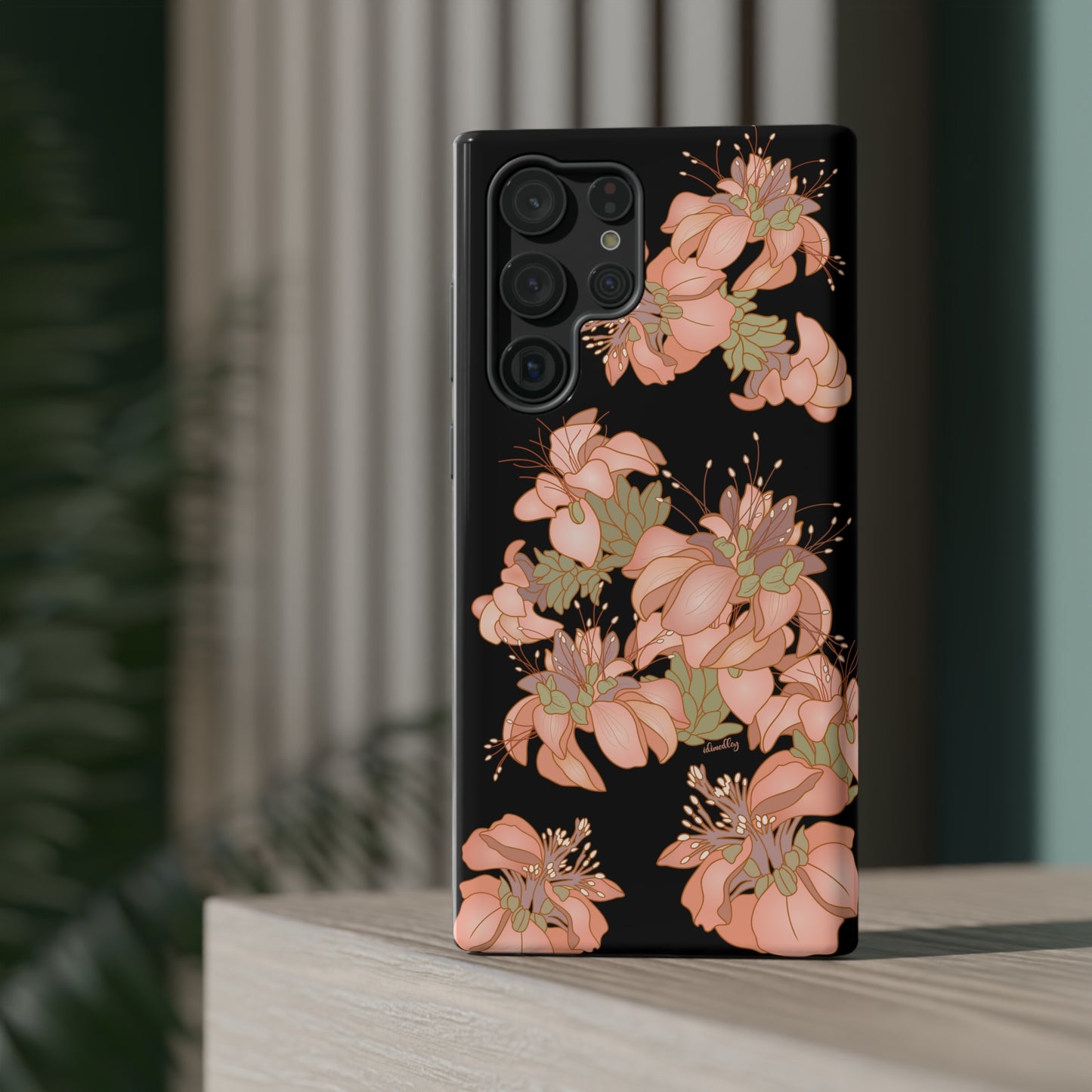Wili Wili Flowers (Black)