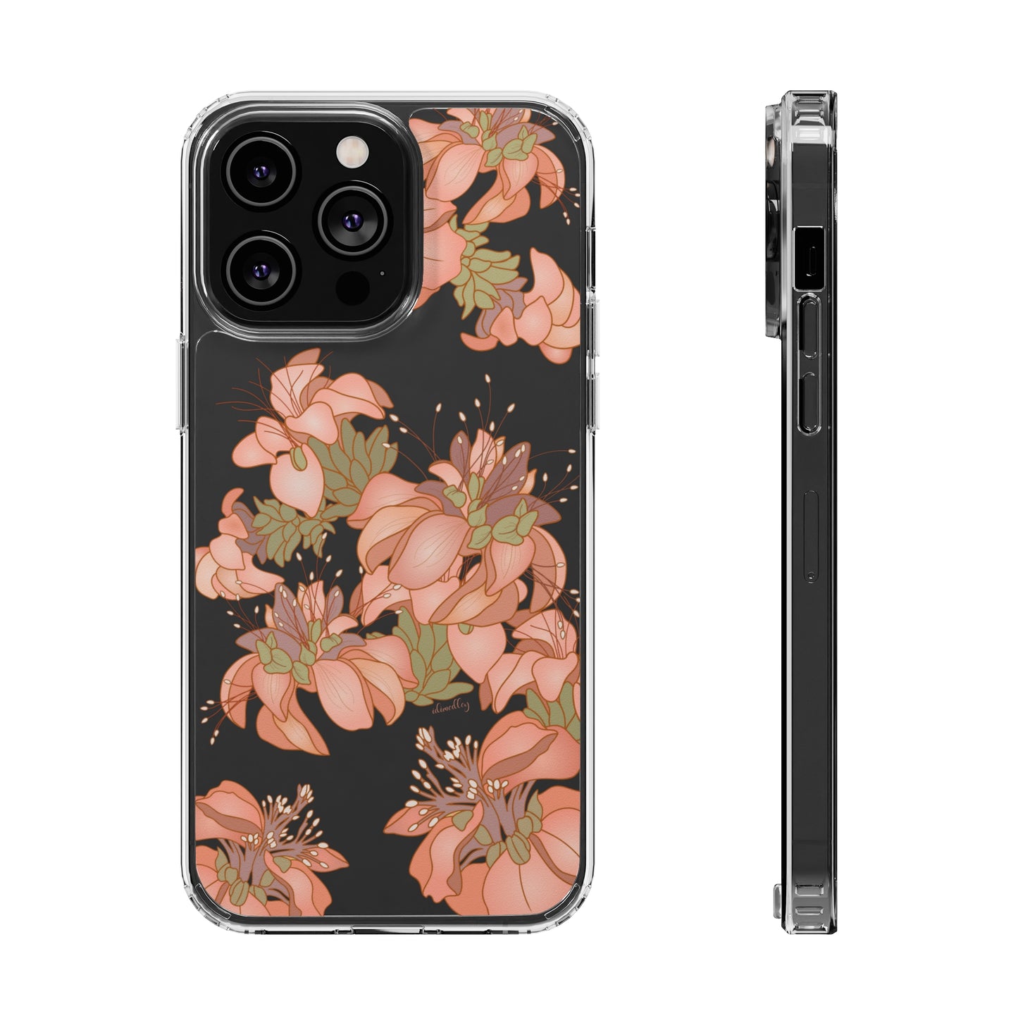 Wili Wili Flowers CLEAR Case