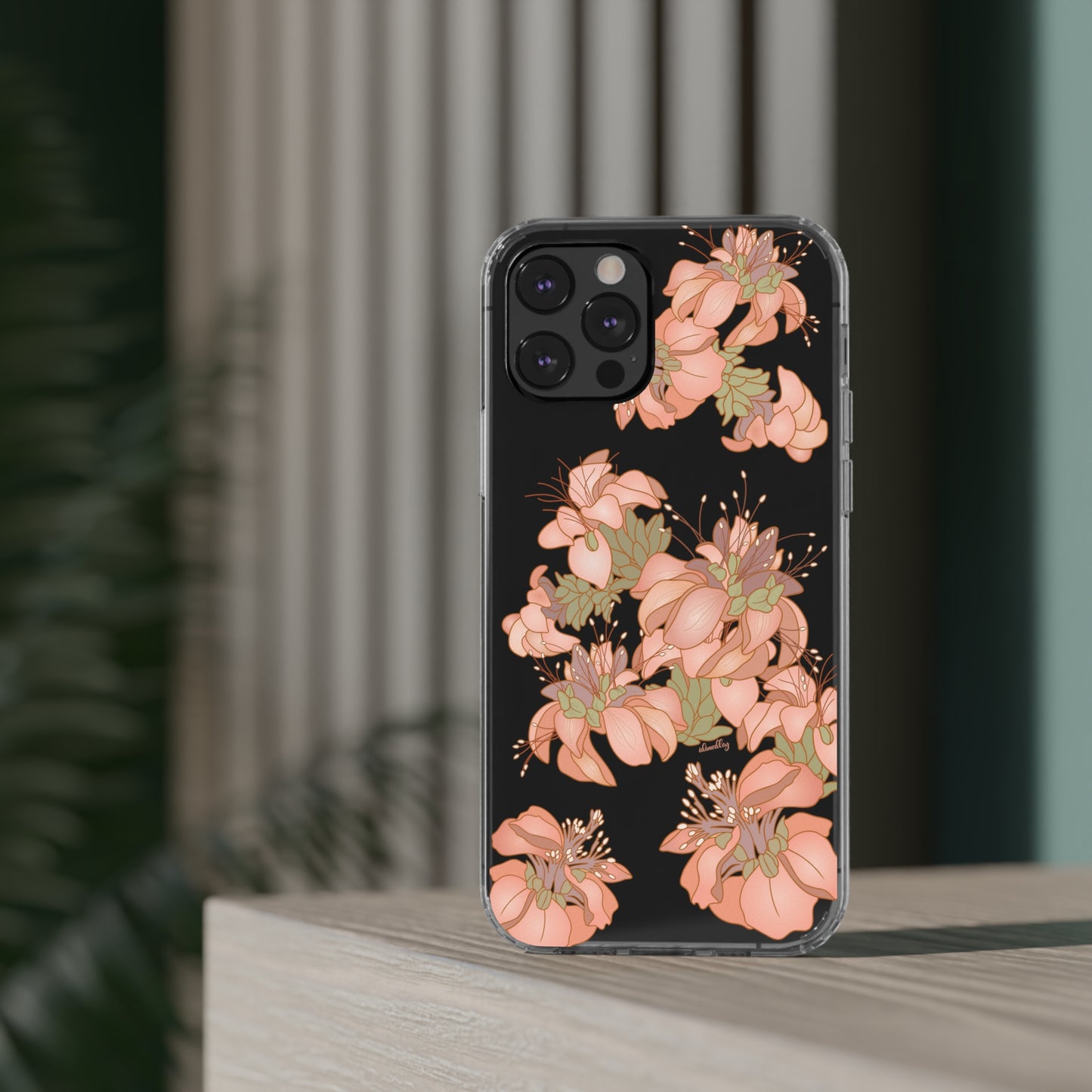 Wili Wili Flowers CLEAR Case