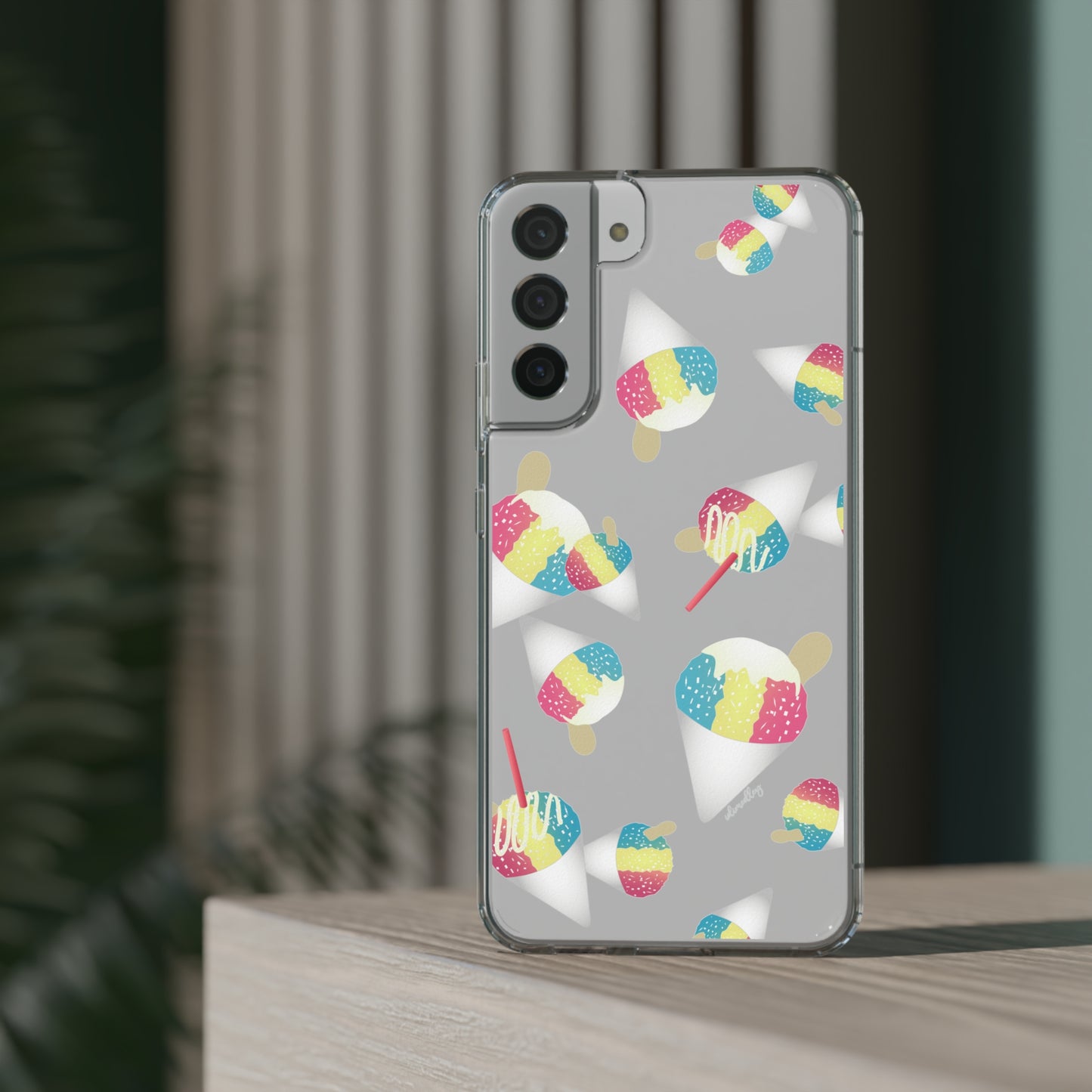 Rainbow Shave Ice CLEAR Case