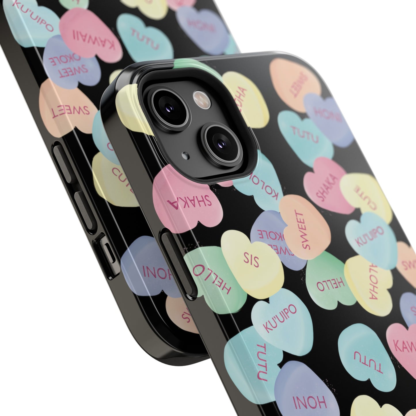 Candy Conversation Hearts Hawaii Style (Black)