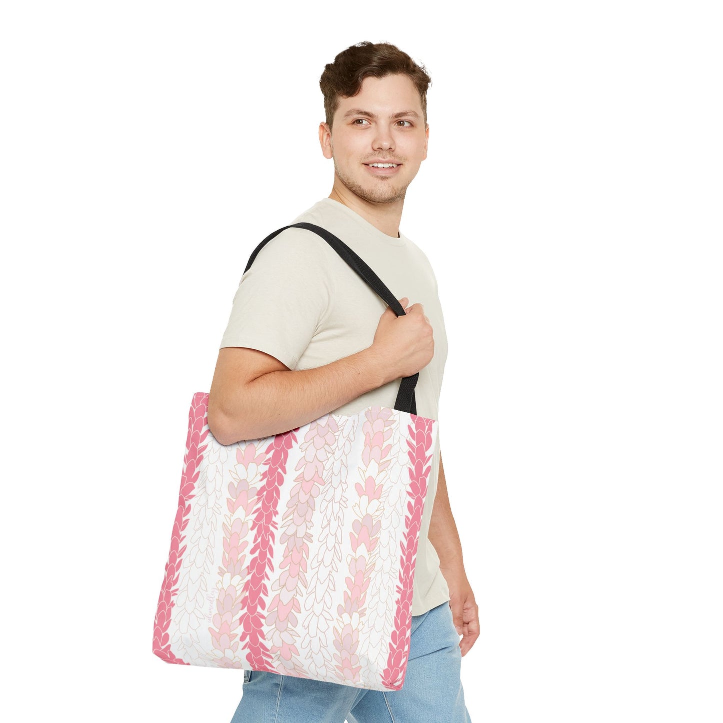 Tote Bag- Pakalana Stringing Pink