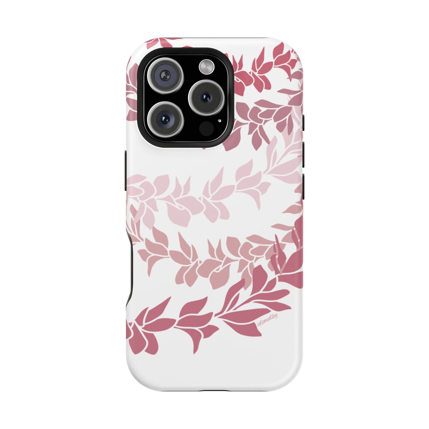 Plumeria Leis in Color Me Pinks (White)