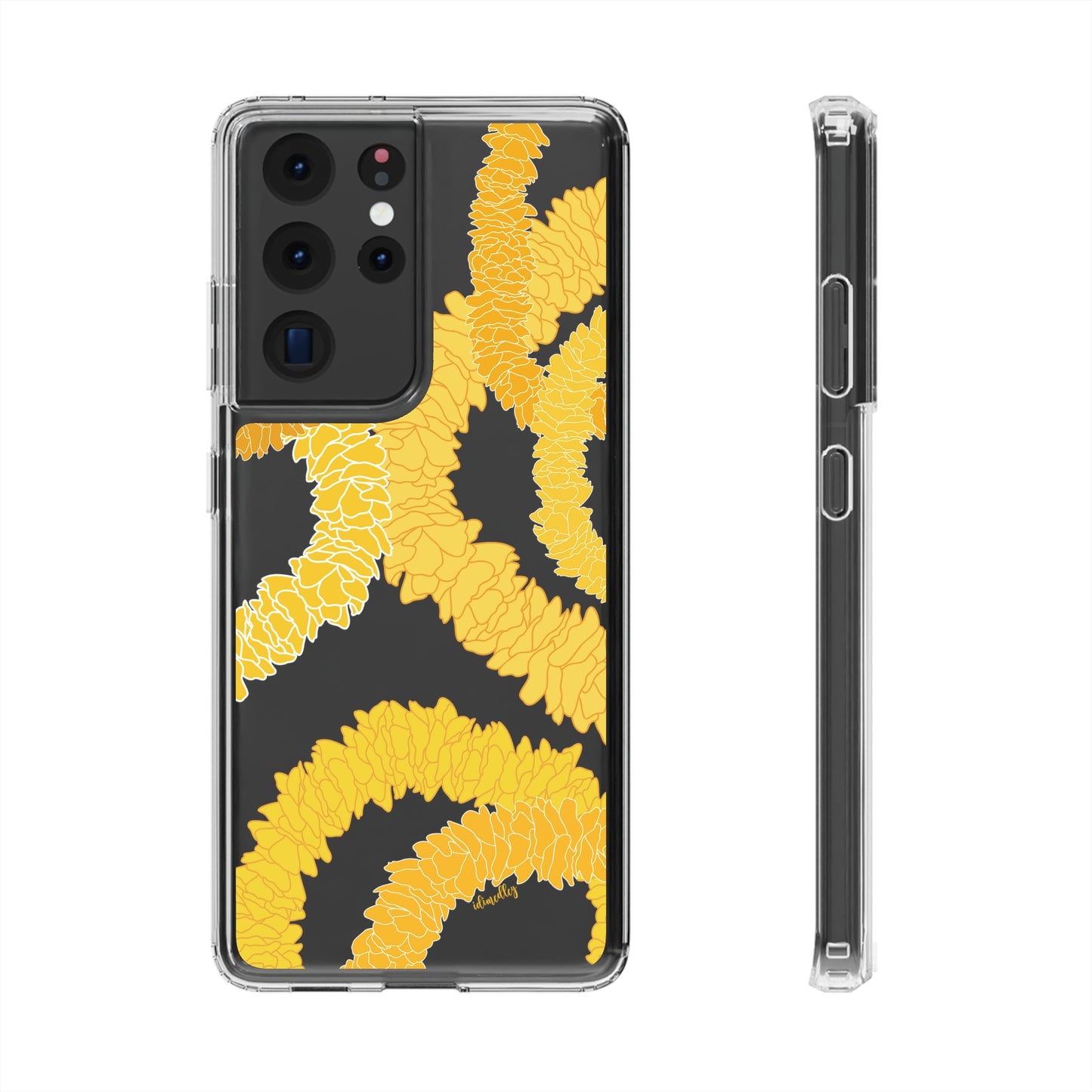 Ilima Flower Lei CLEAR Case