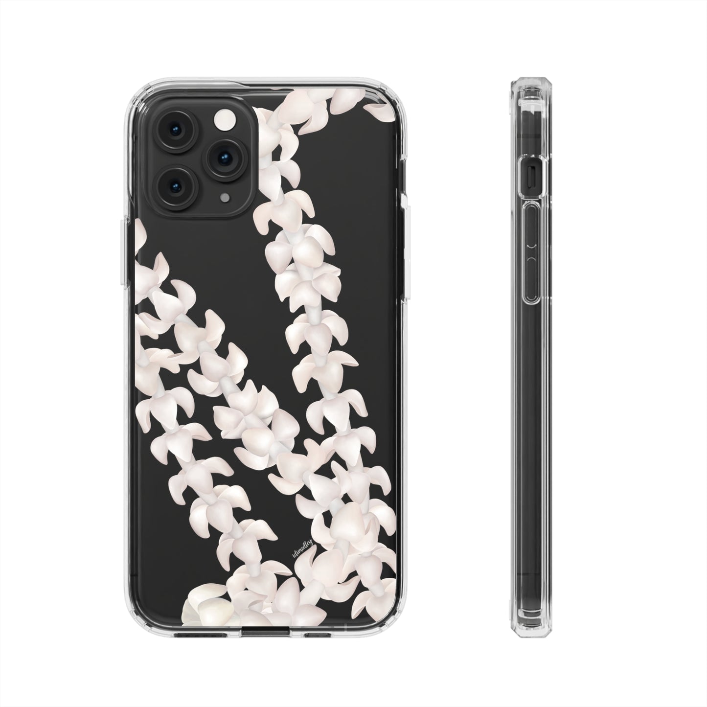 Puakenikeni Lei (Blush Pink) CLEAR Case