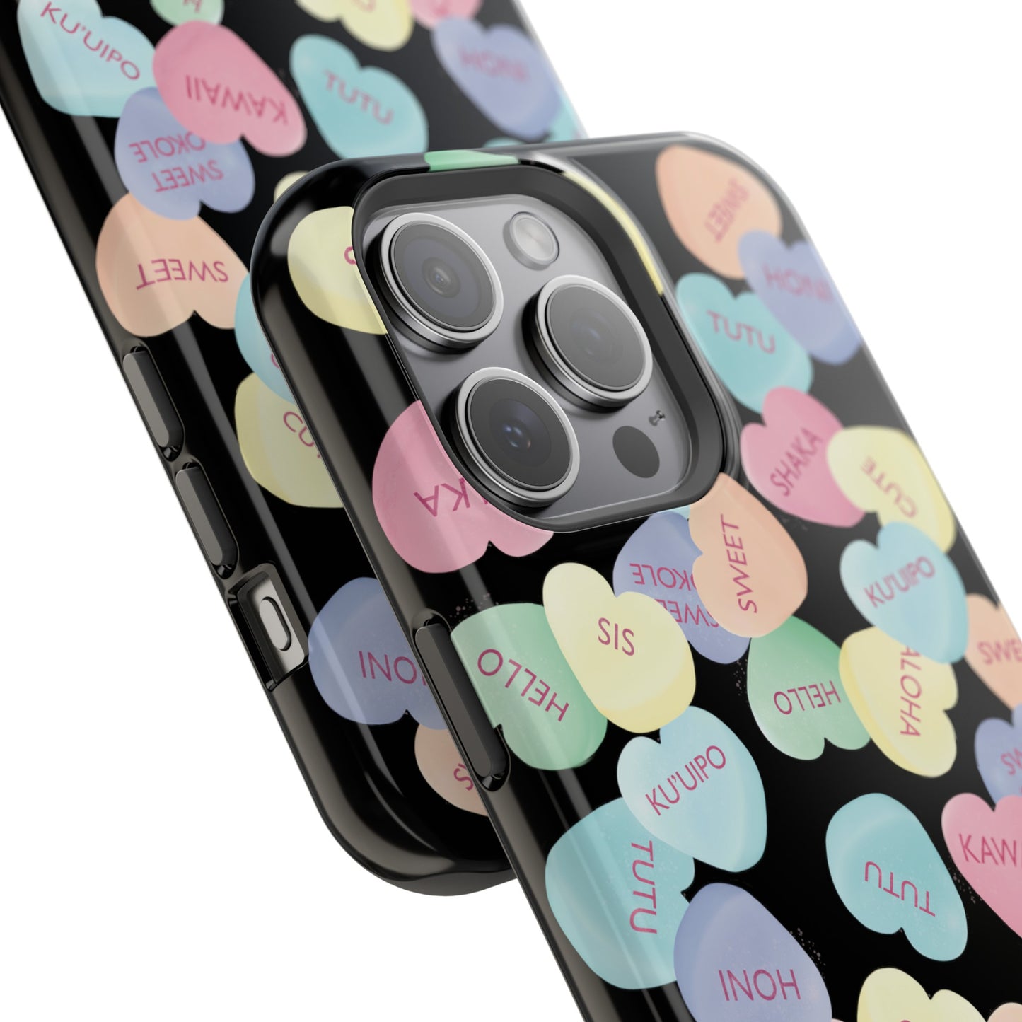 Candy Conversation Hearts Hawaii Style (Black)