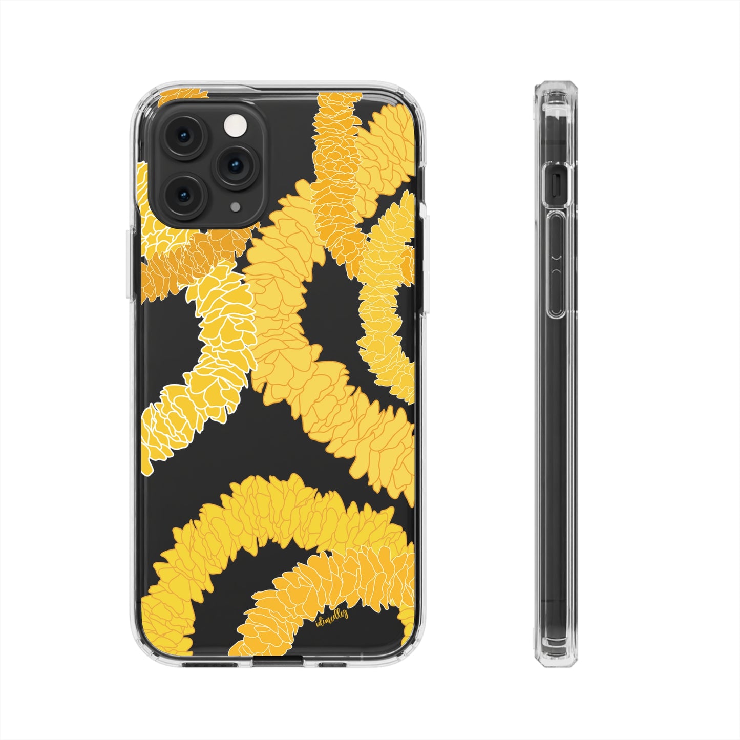 Ilima Flower Lei CLEAR Case