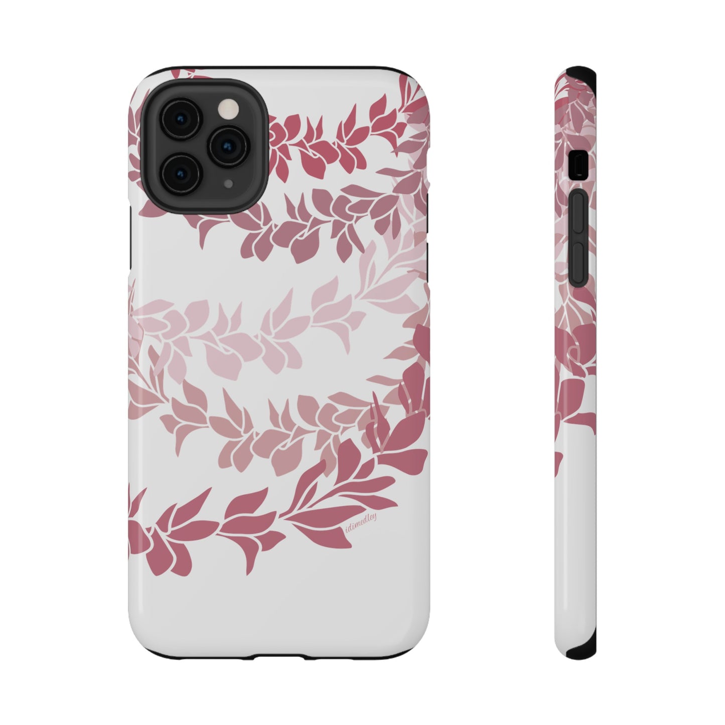 Plumeria Leis in Color Me Pinks (White)