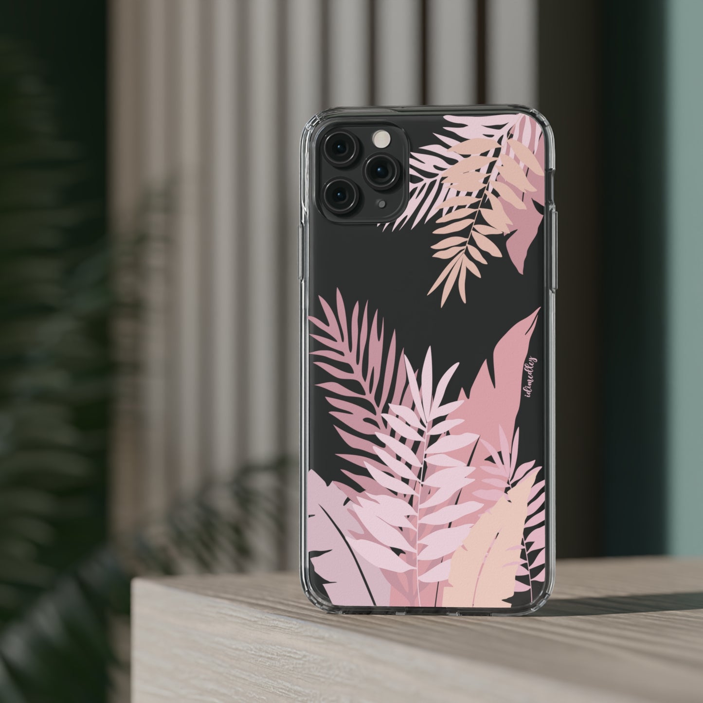Whispering Leaves (Pink) CLEAR Case