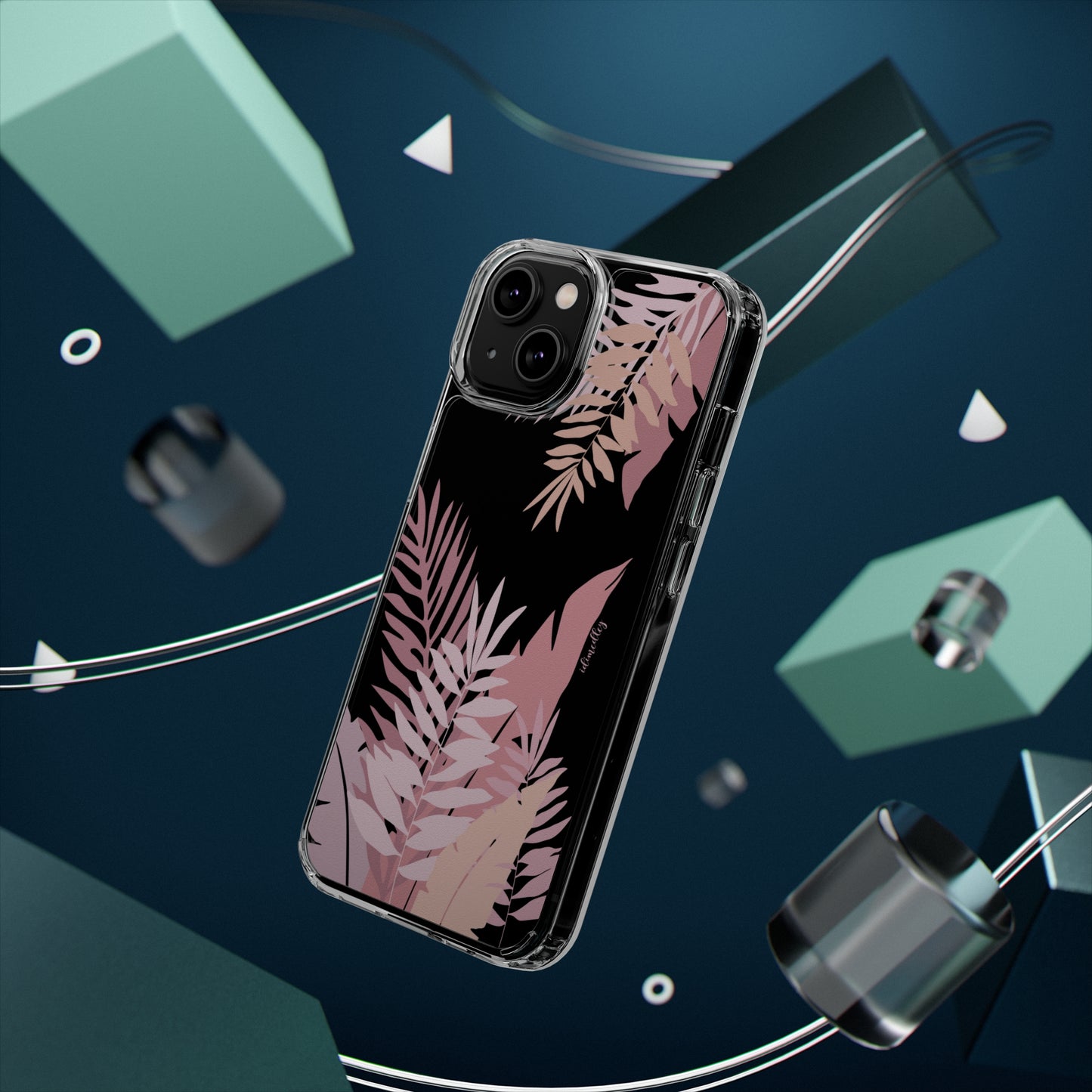 Whispering Leaves (Pink) CLEAR Case