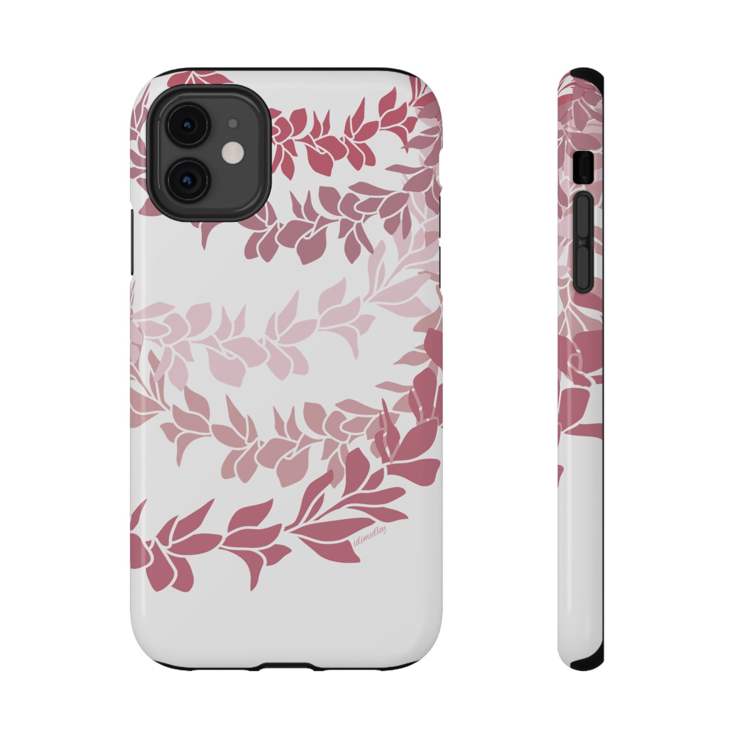 Plumeria Leis in Color Me Pinks (White)