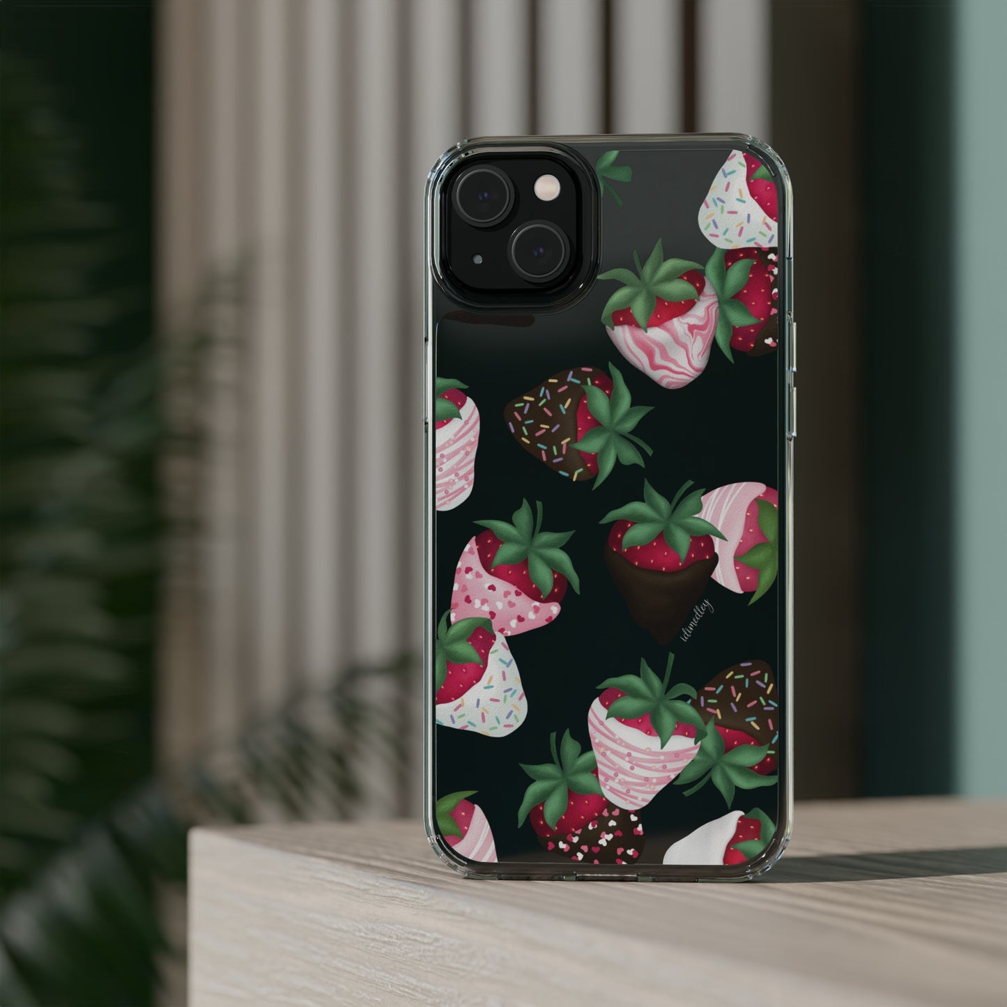 Chocolate Dipped Strawberries CLEAR Case