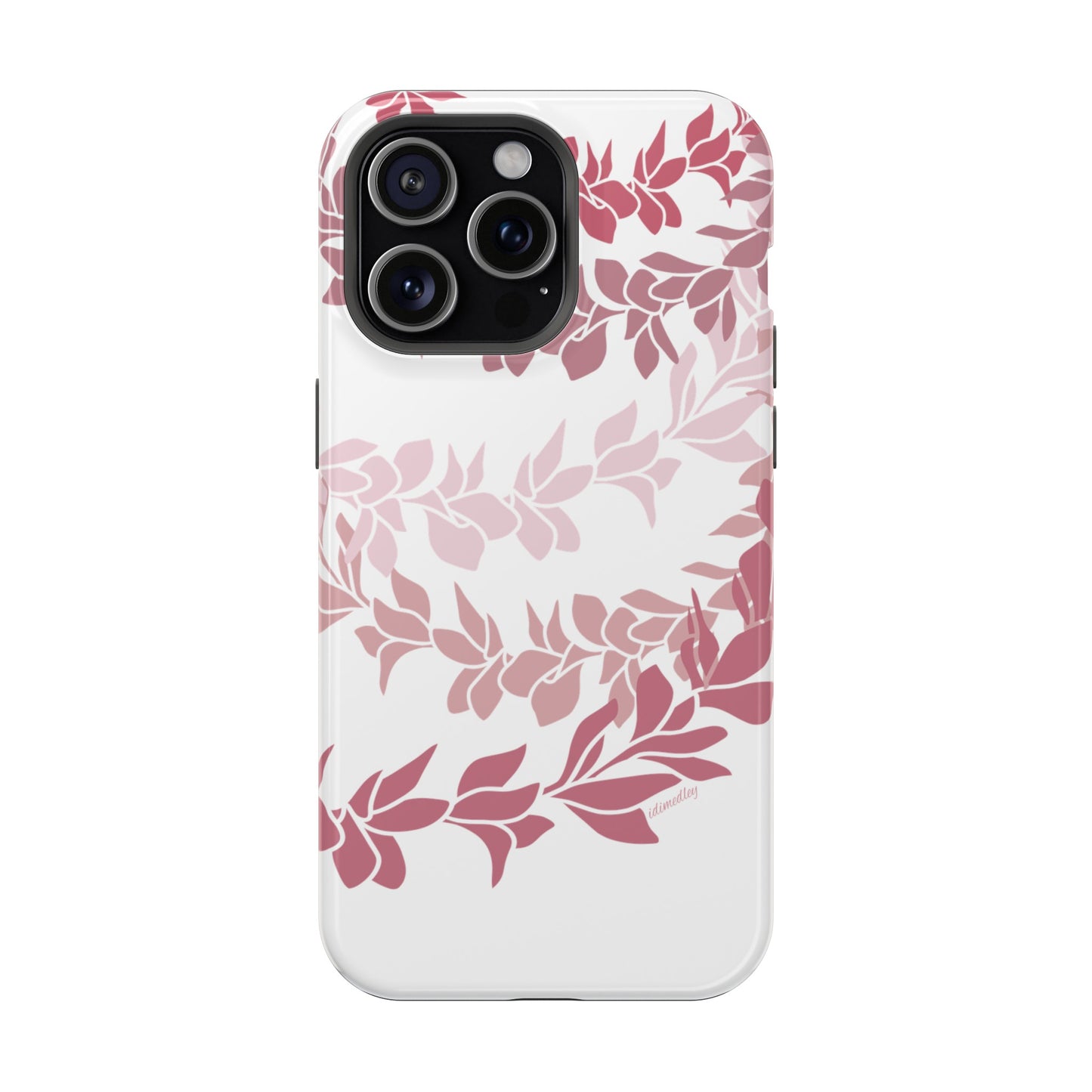 Plumeria Leis in Color Me Pinks (White)