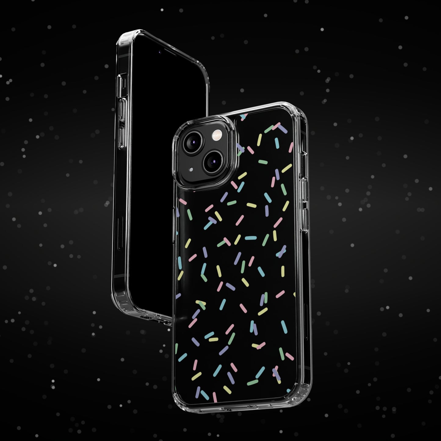 Rainbow Sprinkles CLEAR Case